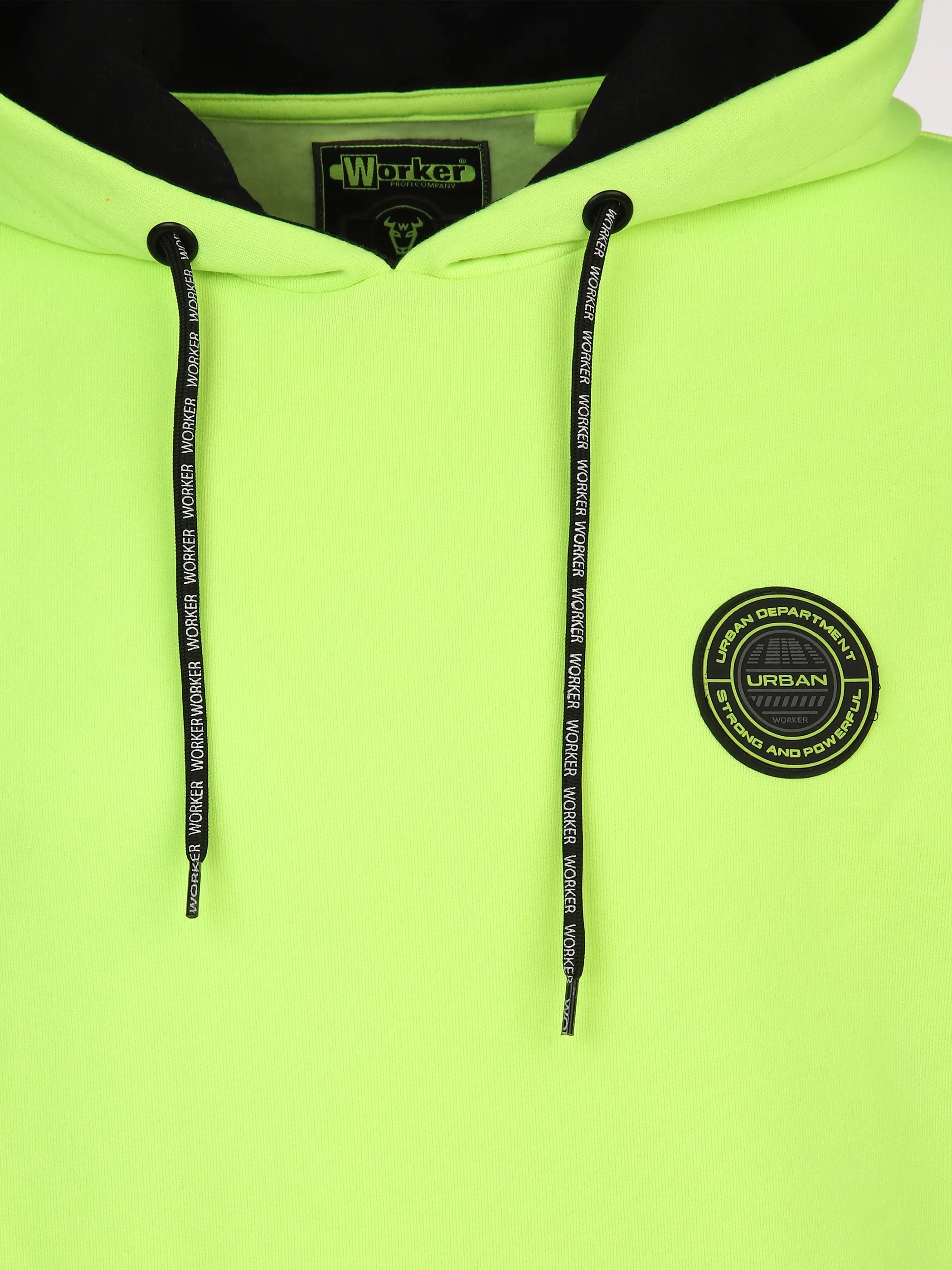 Worker He. Kapuzensweatshirt Gelb 898408 NEON YELLO 3