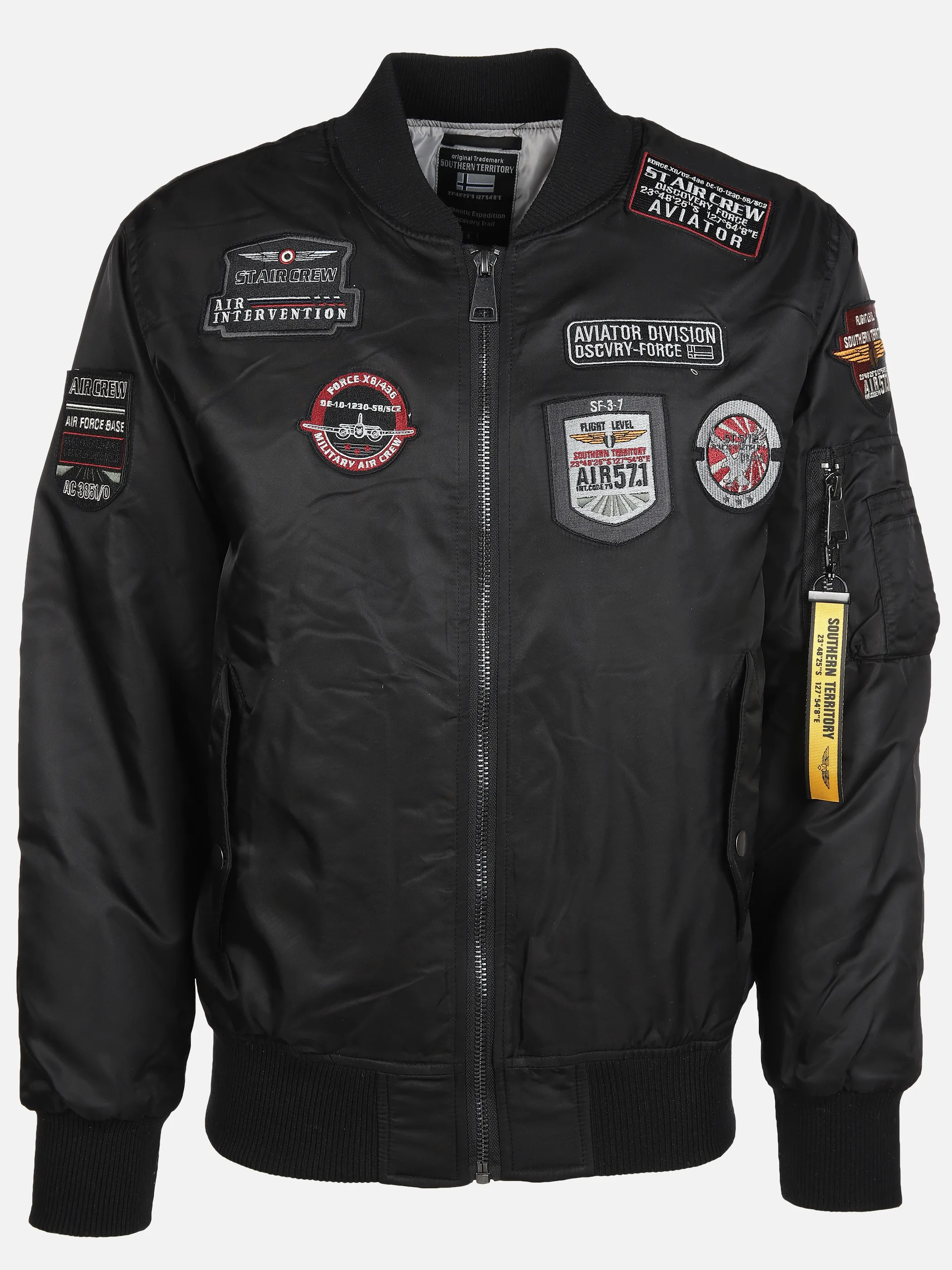 Southern Territory He. Bomberblouson Batches Schwarz 888308 BLACK 1