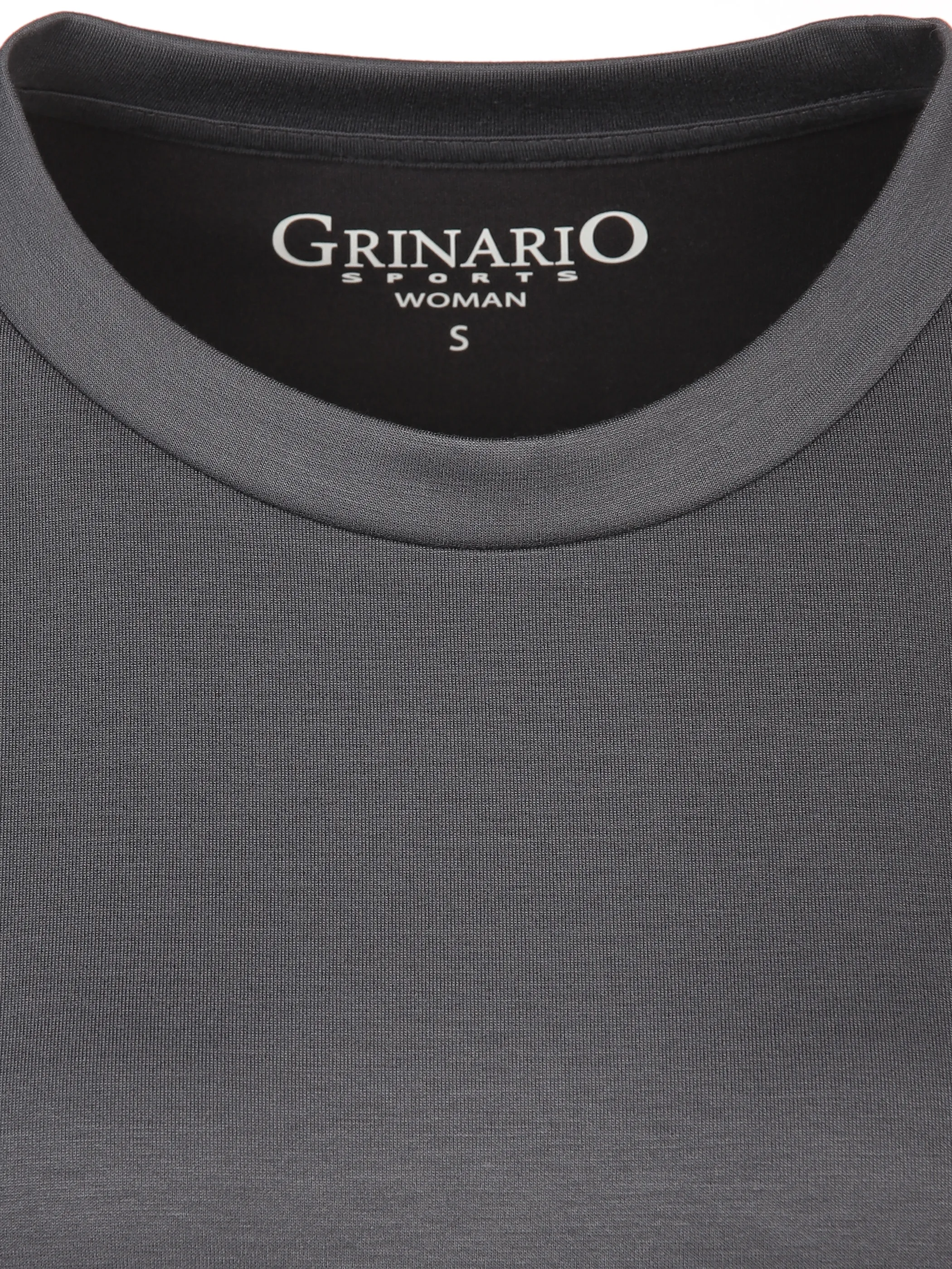 Grinario Sports Da- Sweatshirt Grau 898062 EBONY 3