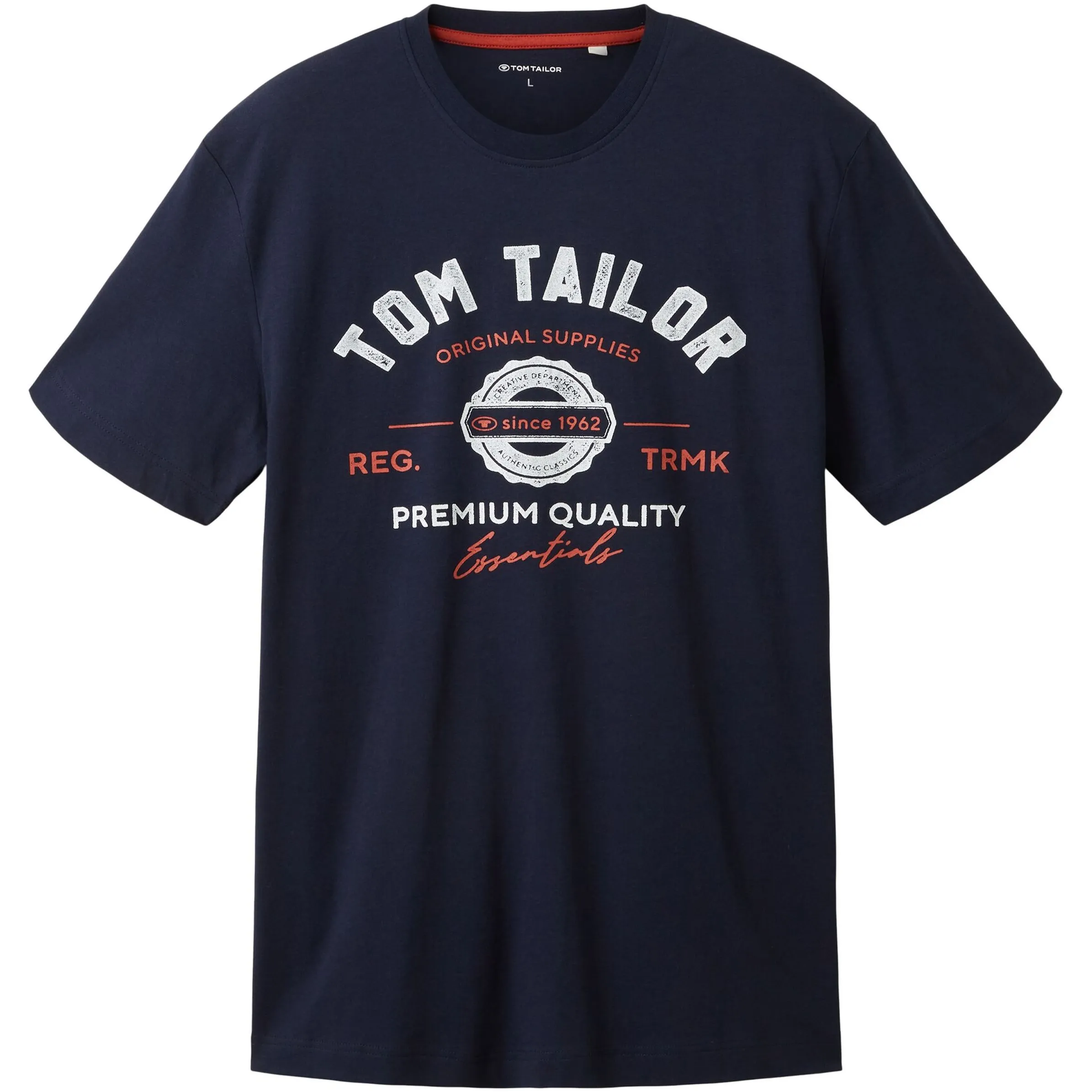 Tom Tailor 1037735 NOS logo tee Blau 884276 10668 1