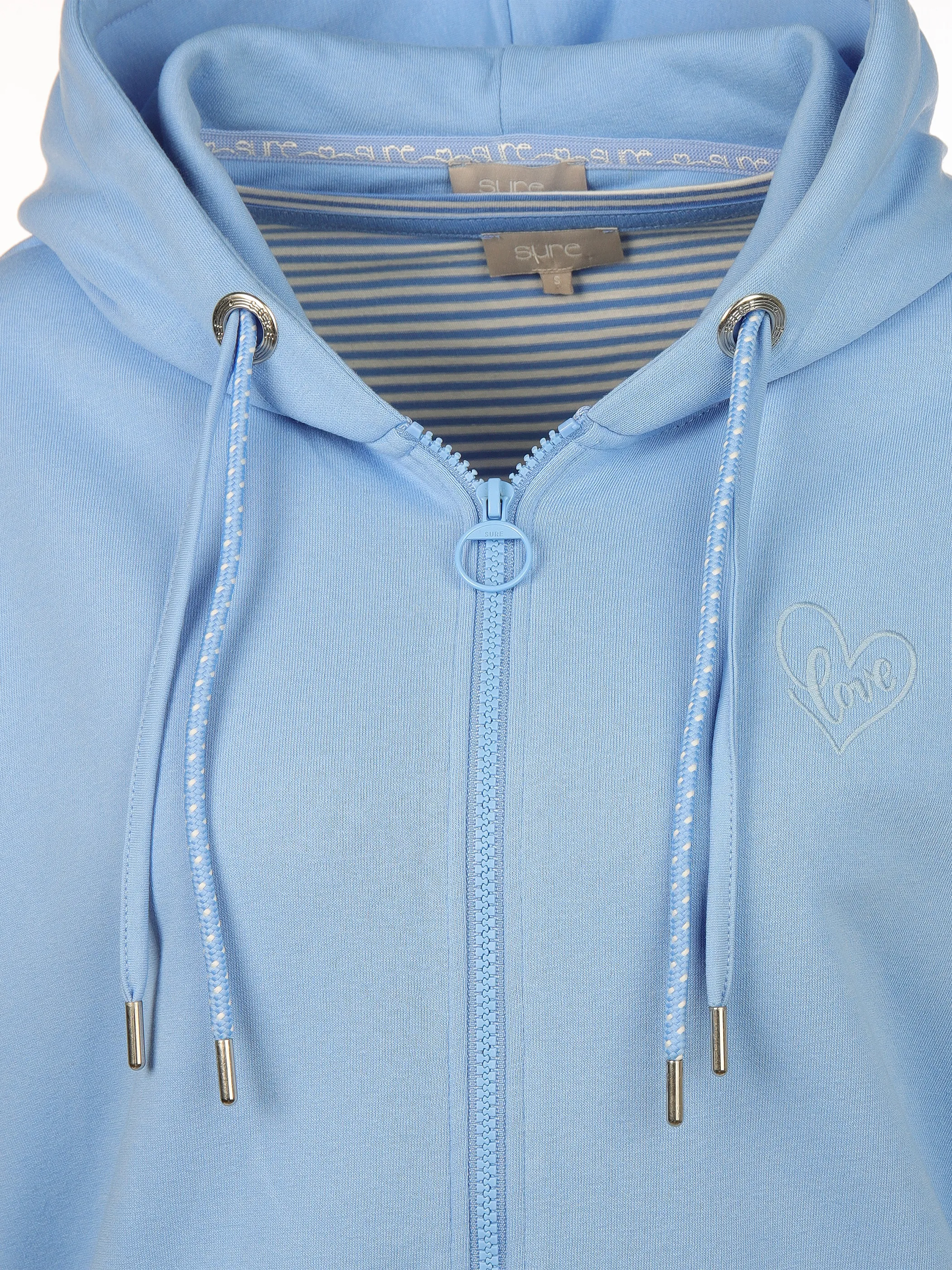 Sure Da-Sweat-Cardigan m. Kapuze Blau 905918 BLUE 3