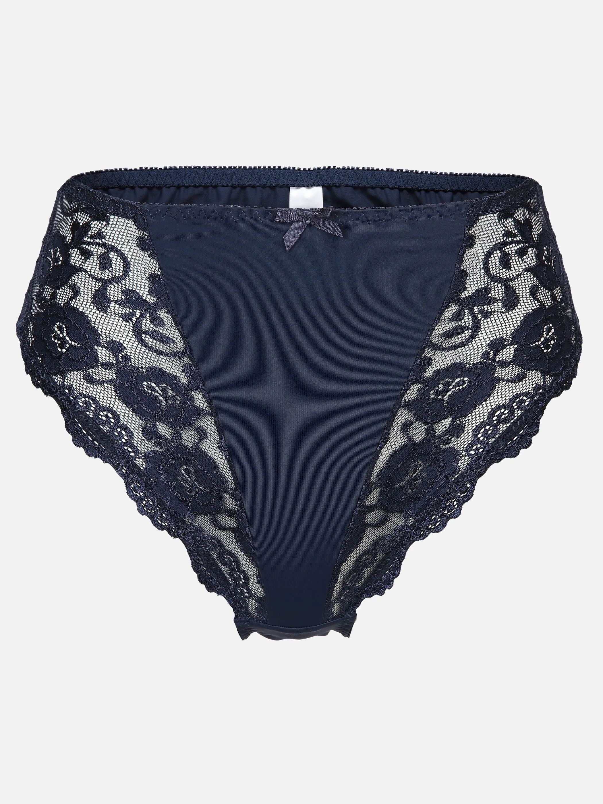 Sonja Blank Da Mieder Slip mit Spitze Blau 897814 NAVY 1