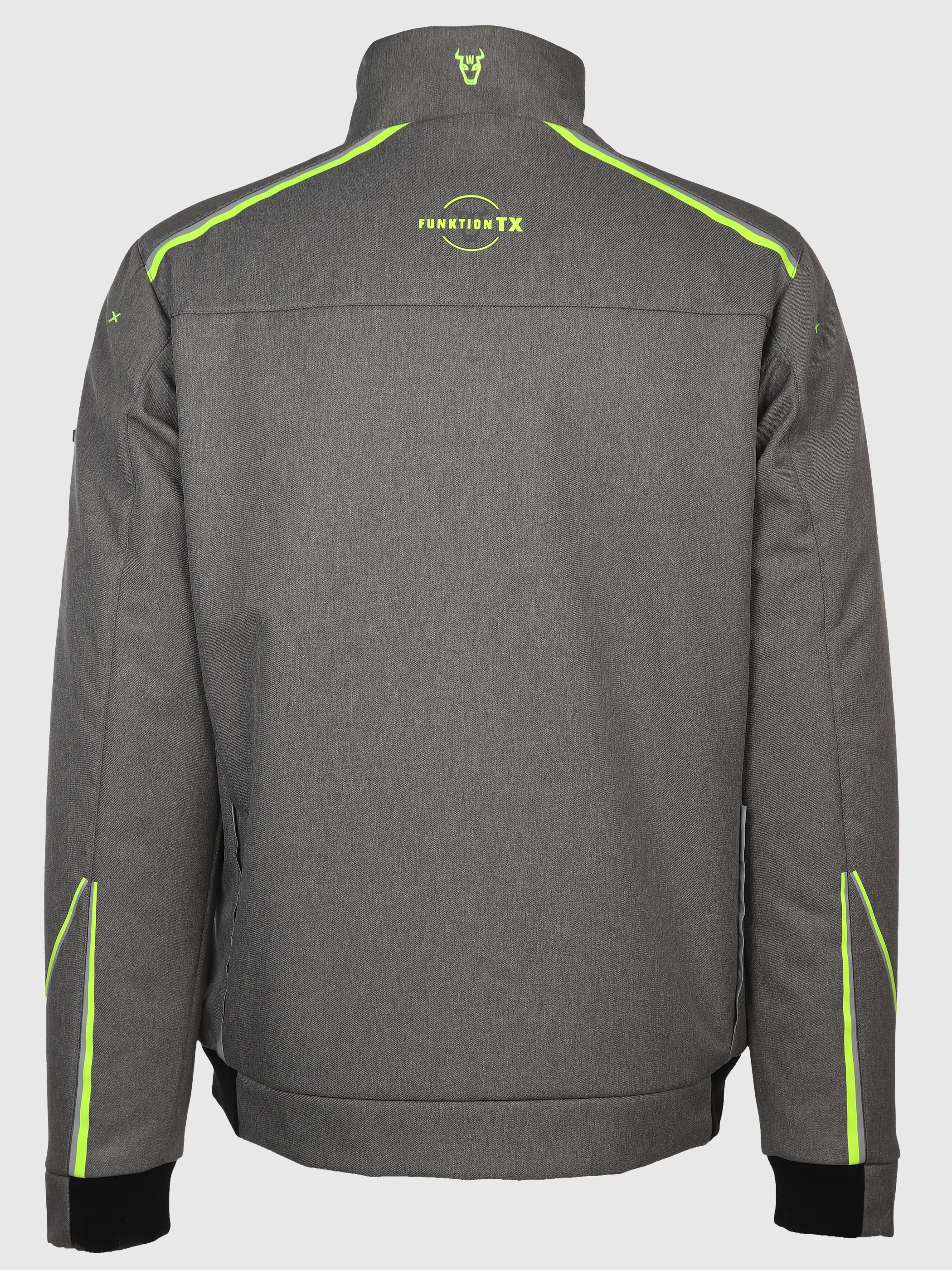 Worker He. Softshelljacke wattiert Neon Grau 880411 GREY 2