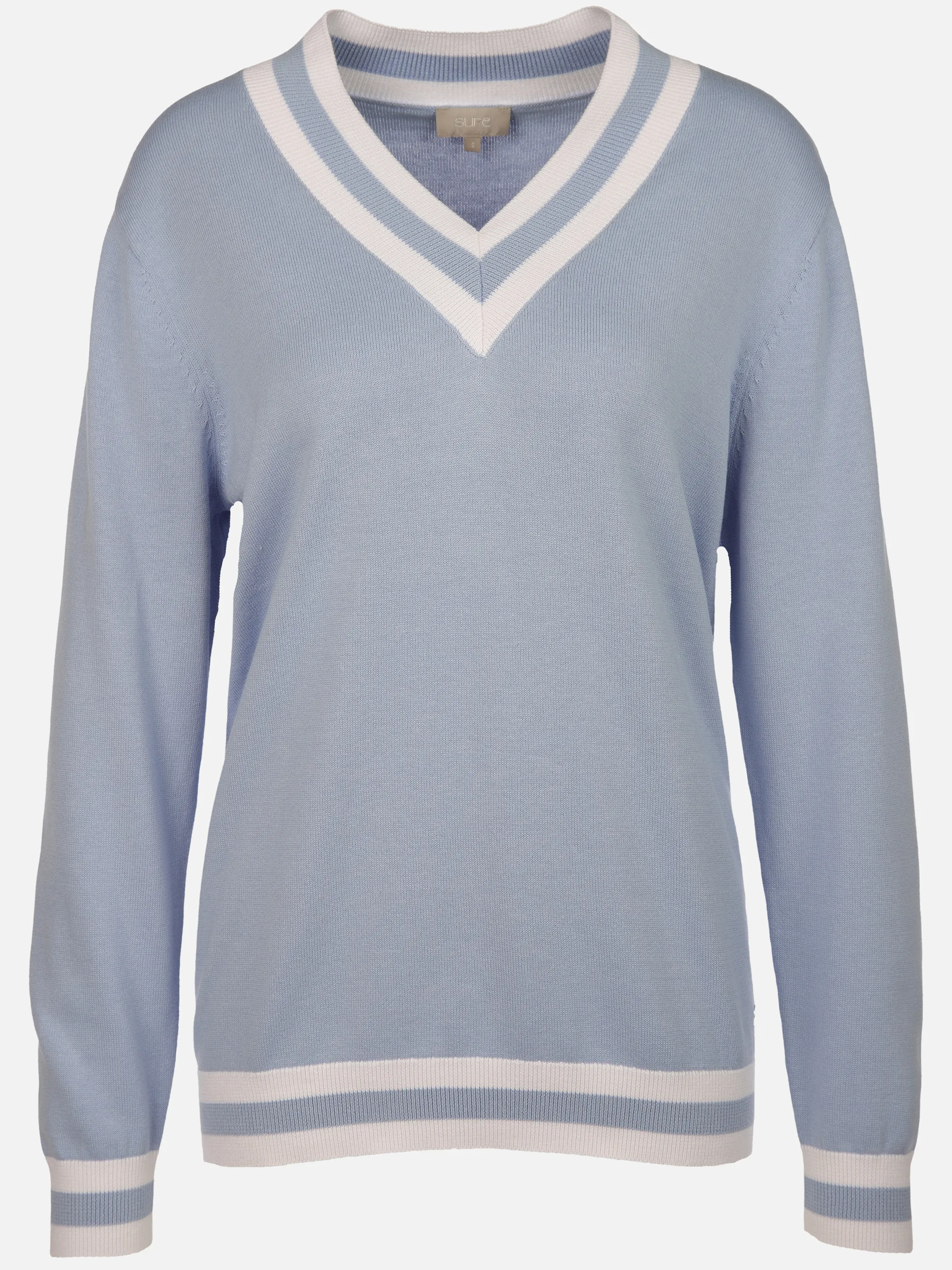 Sure Da-Pullover V-Ausschnitt Blau 905178 BLEU/WE 1