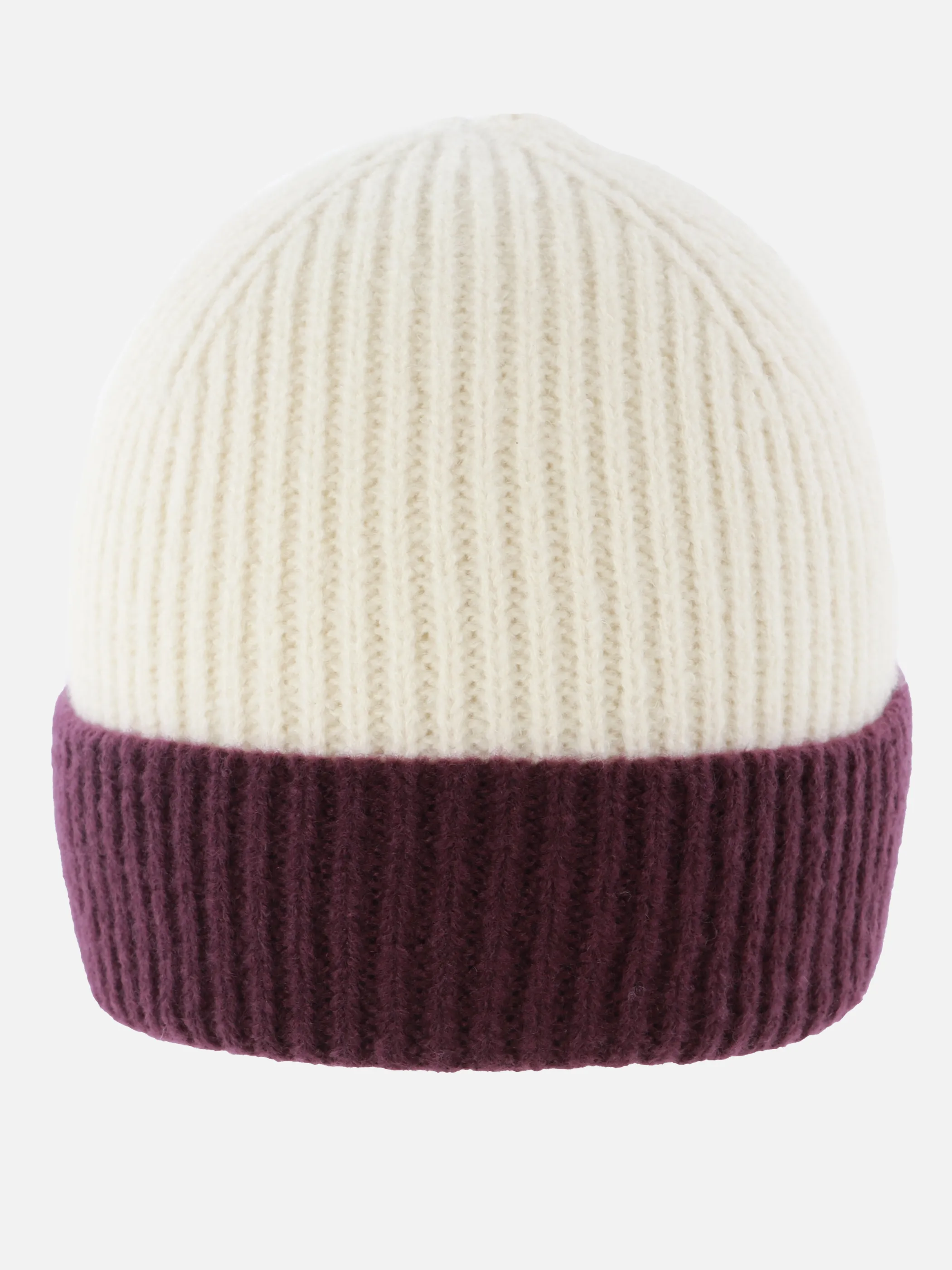 IX-O YF-Da Beanie m. Kontrast Beige 899562 BIRCH/WINE 1