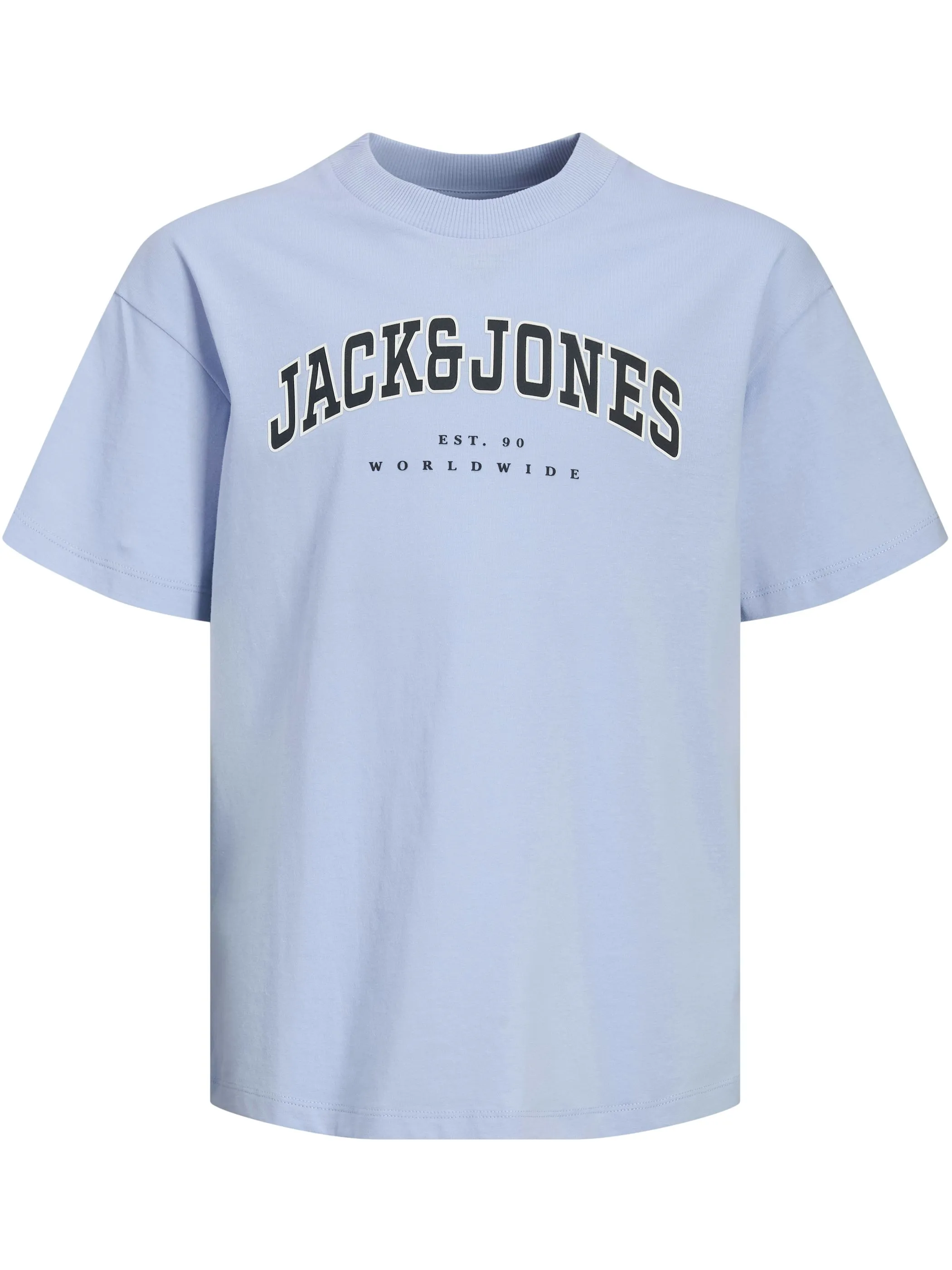 Jack&Jones Junior 12258924 JJECALEB VARSITY TEE Blau 904153 175780001 1