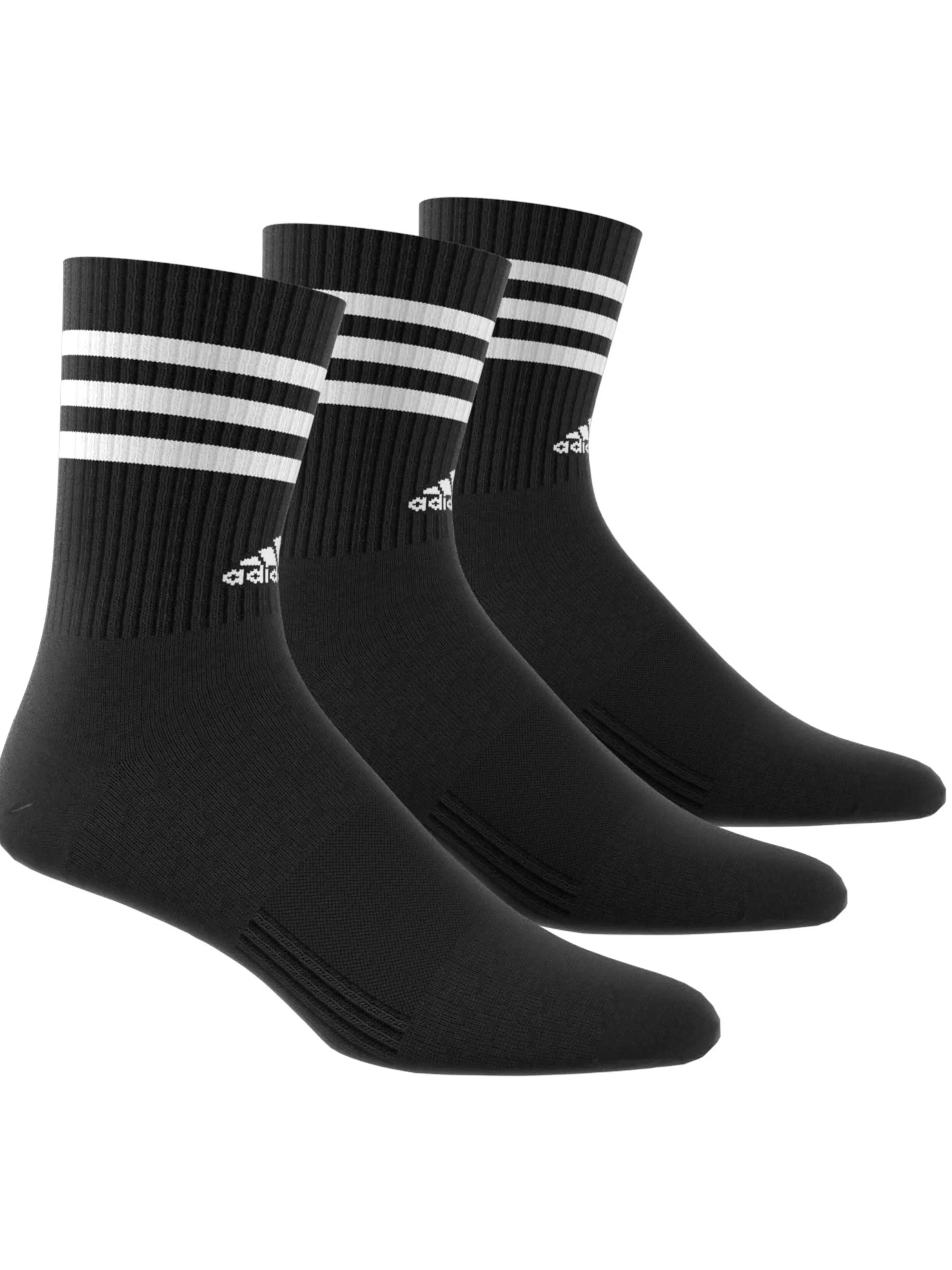 Adidas 6106488100 Adidas Tennissocken  3er Pack schwarz Schwarz 894702 SCHWARZ 3