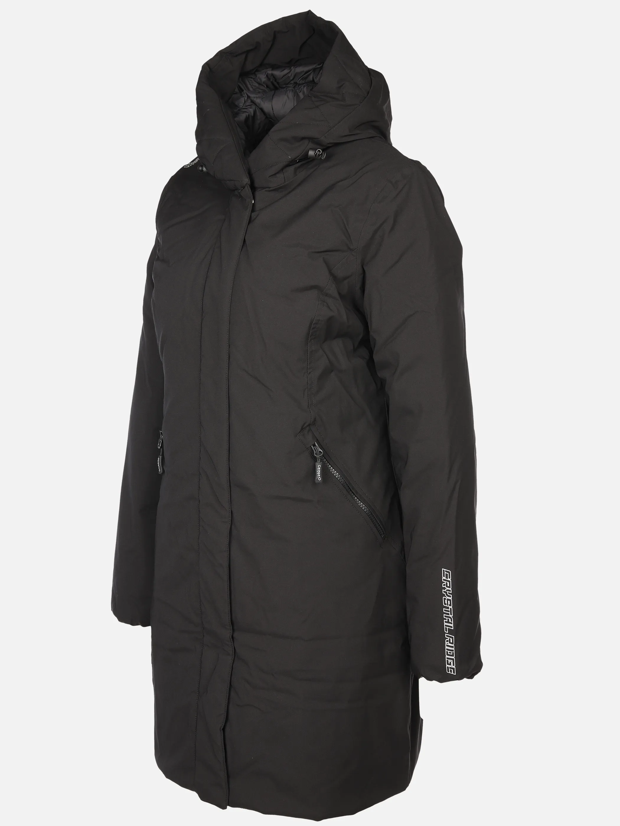 Grinario Sports Da- Softshell Mantel mit Innenstepp Schwarz 896829 BLACK 3