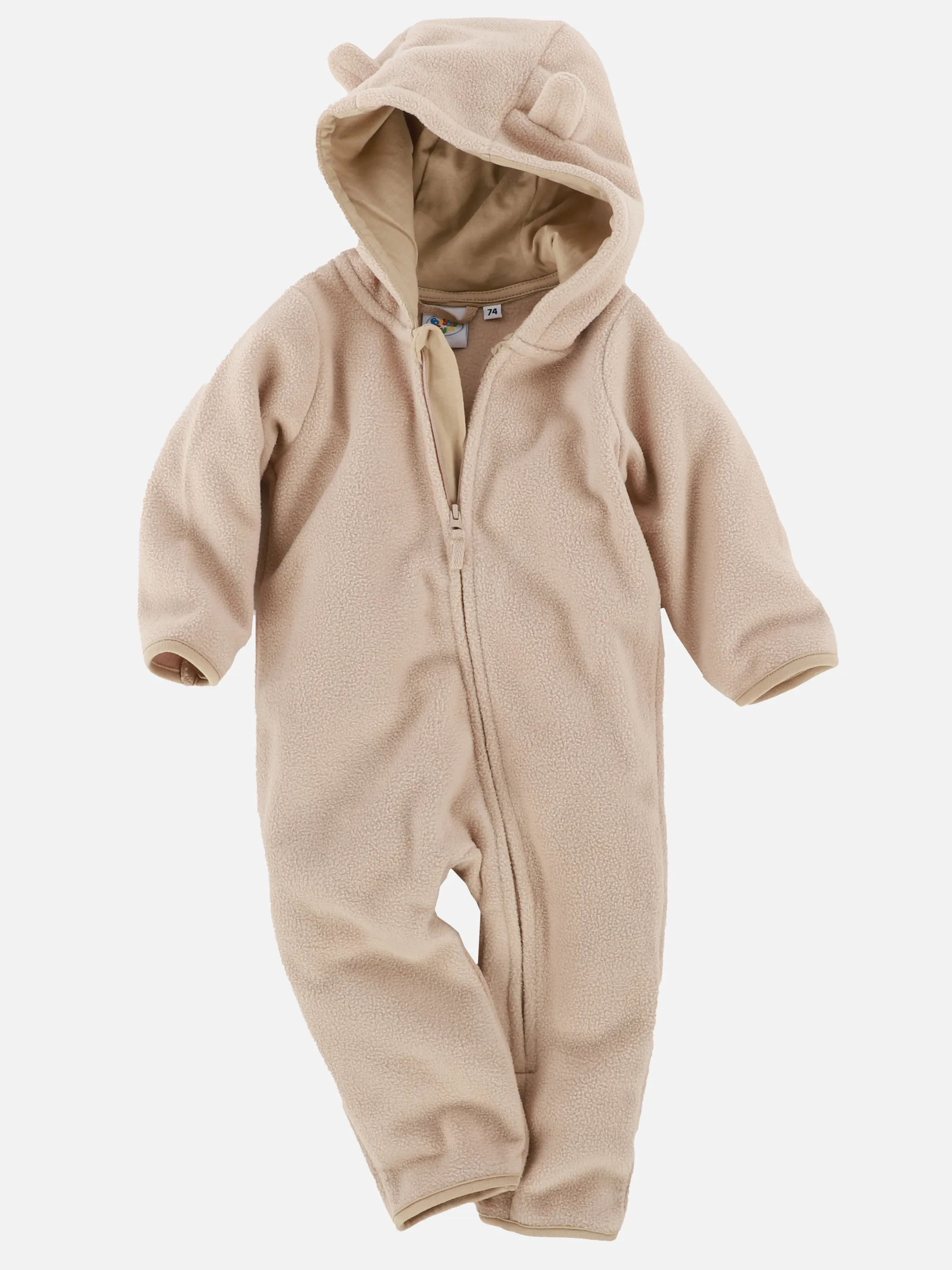 Bubble Gum Baby Unisex Overall Outdoor mit Kapuze in beige Beige 899730 BEIGE 1