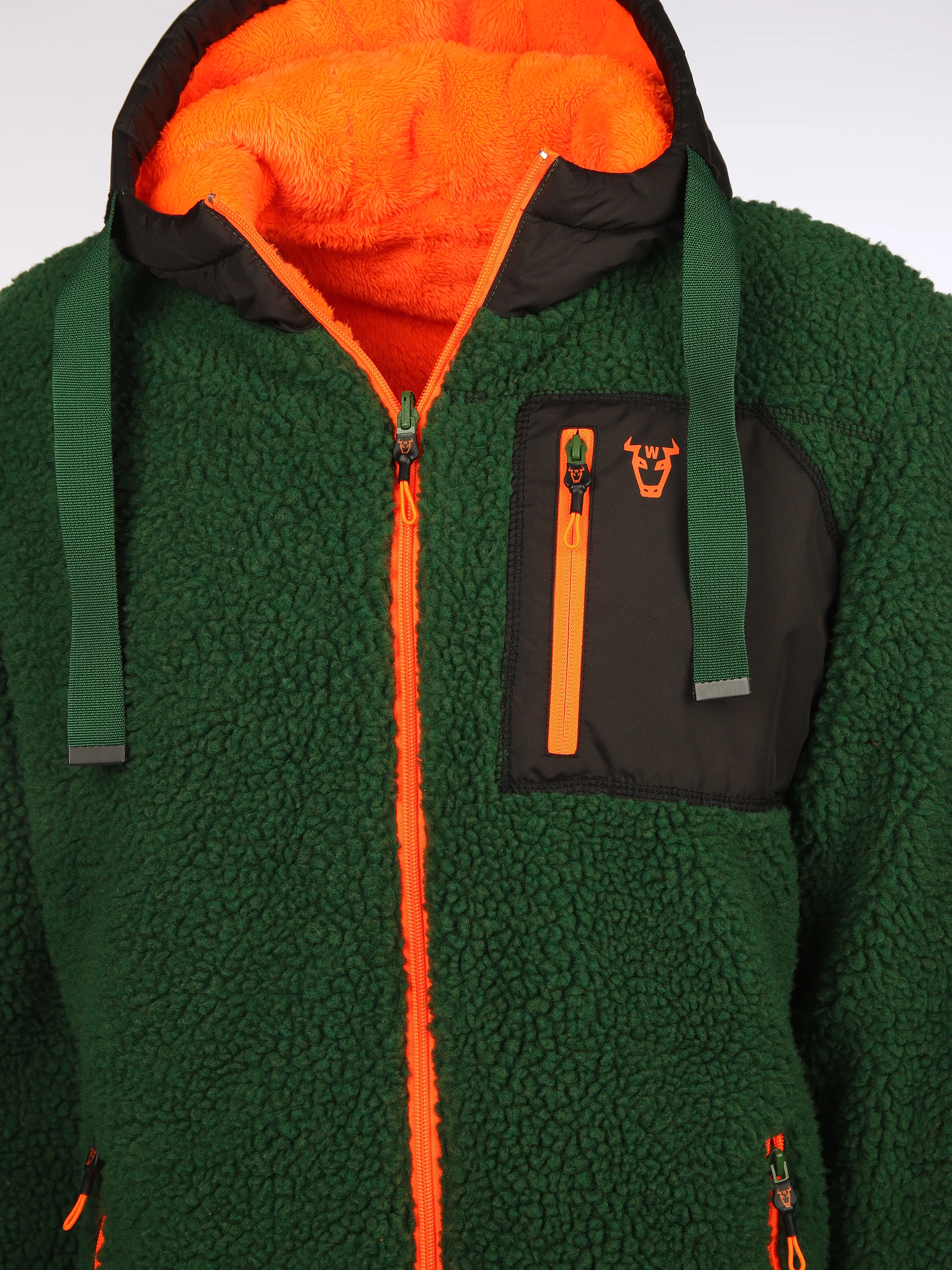 Worker He. Wendejacke Sherpa Grün 903724 GREEN 4