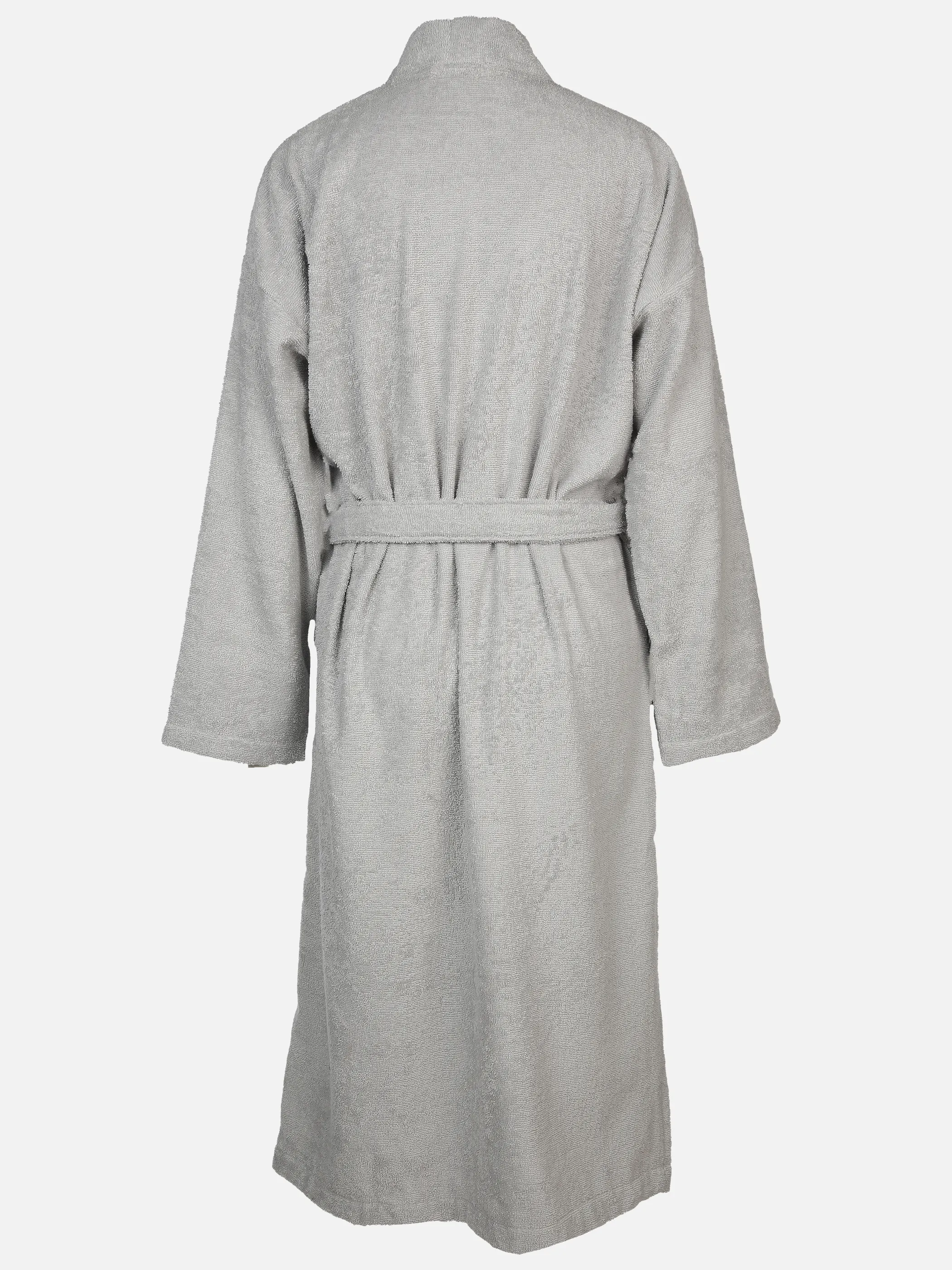 Villa Grinario Bademantel Unisex Kimono Style Grau 900857 GRAU 2