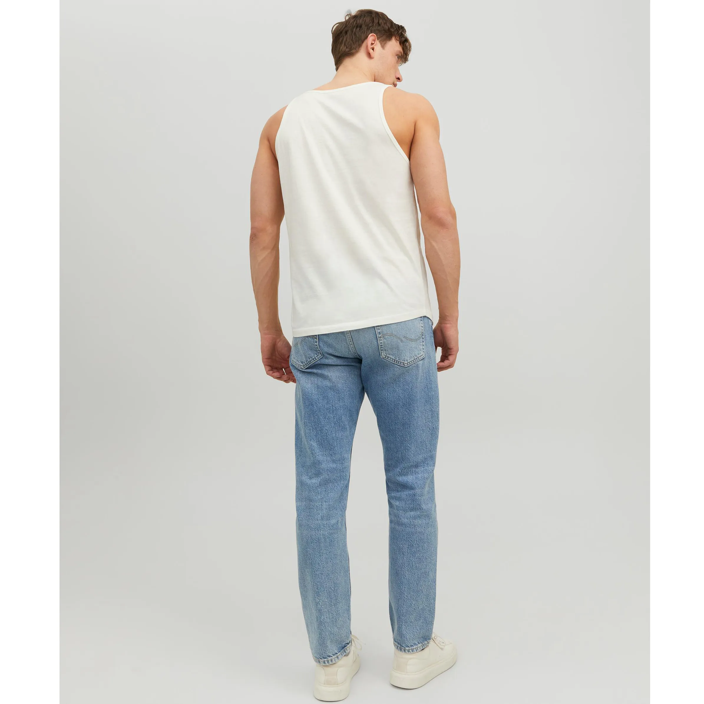 Jack Jones 12234227 JORTULUM SKETCH TANK Weiß 877751 177642 2