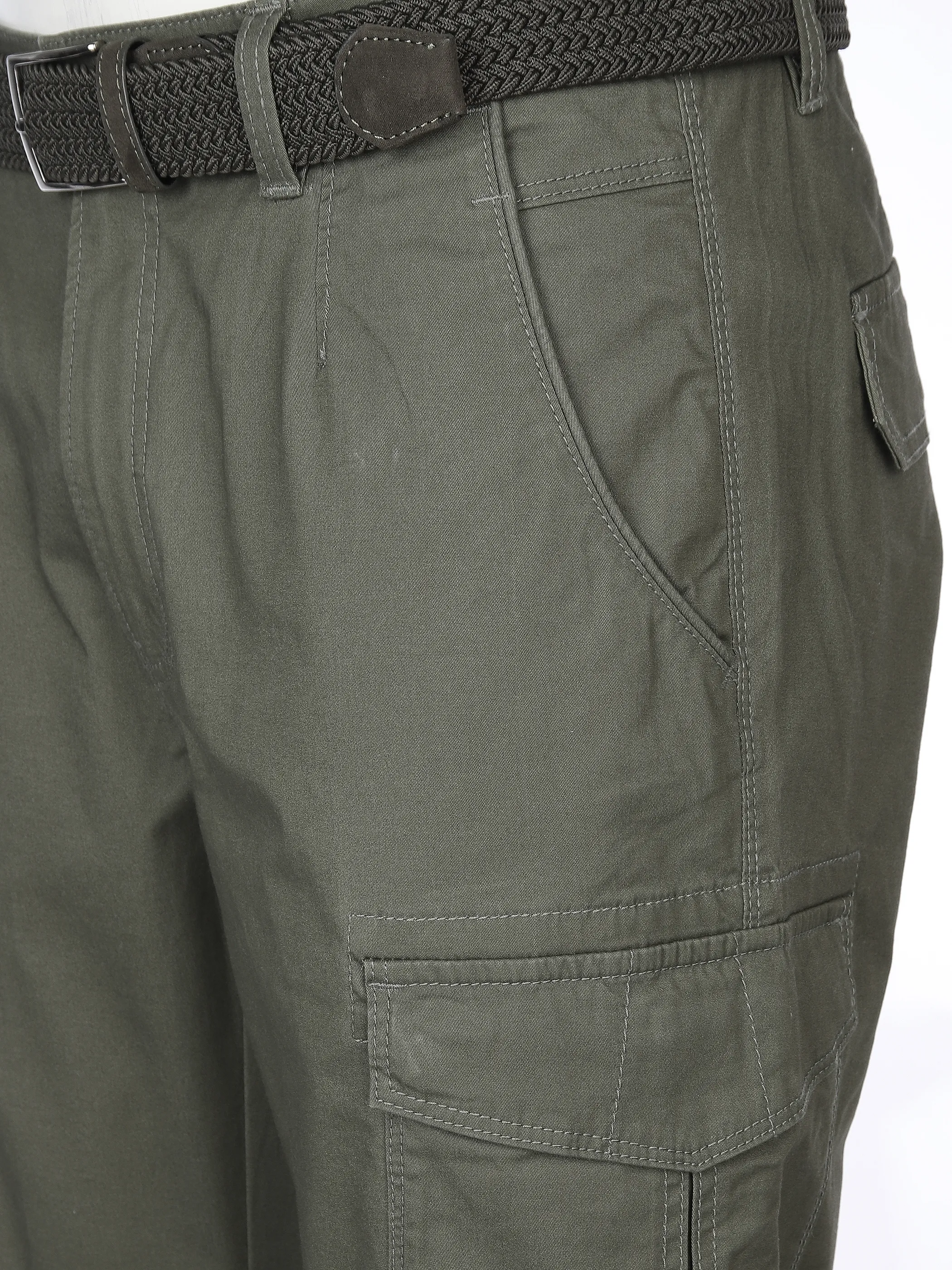 Jim Spencer He. Cargohose Premium Oliv 899307 KHAKI 4