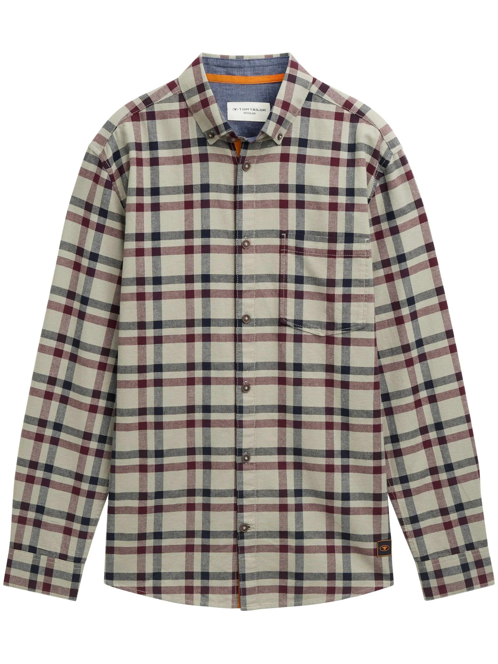 Tom Tailor 1043818 checked shirt Grün 903299 36710 1