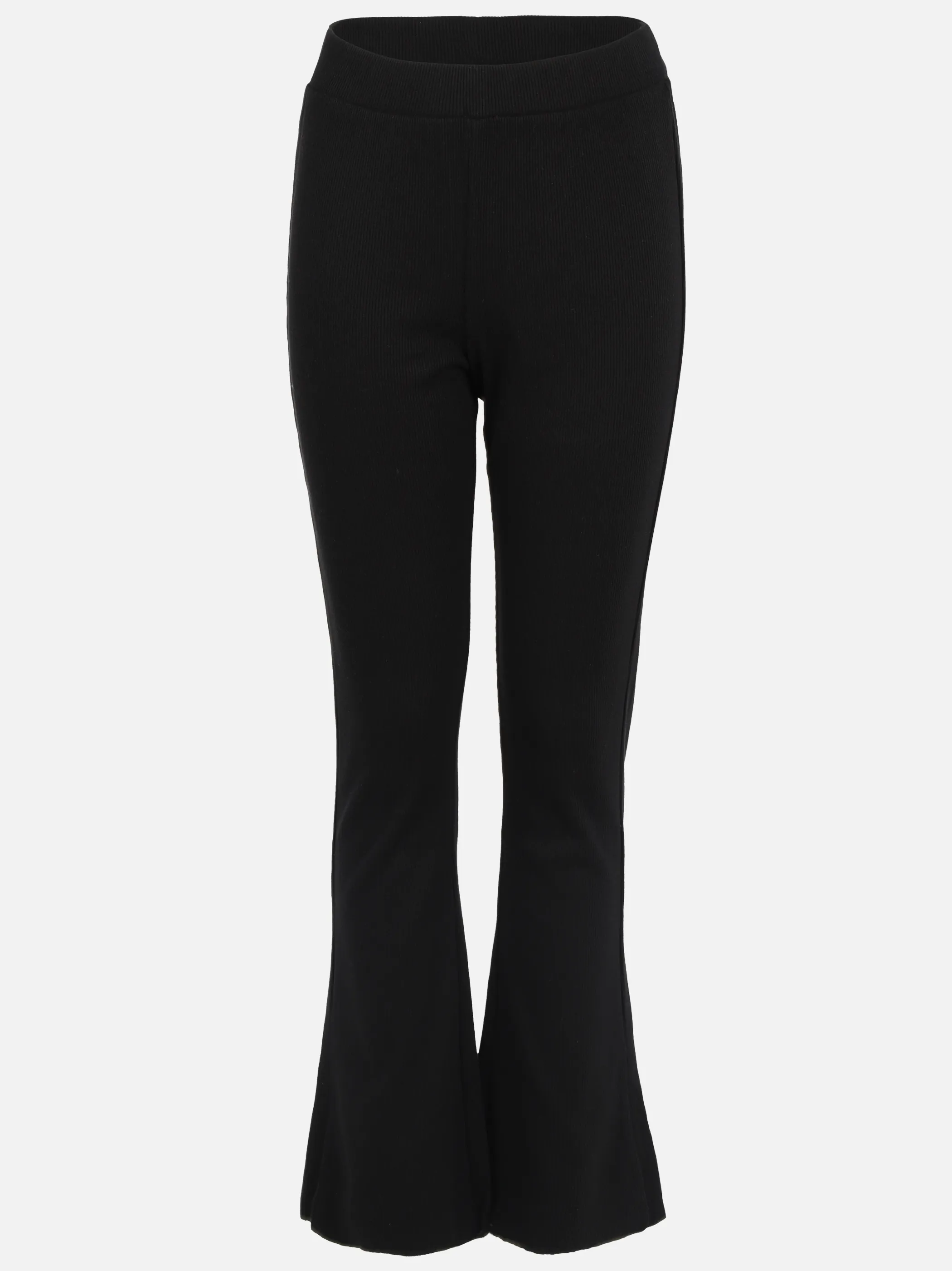 Stop + Go JM Ripp-Leggings flared in schwarz Schwarz 900303 SCHWARZ 1