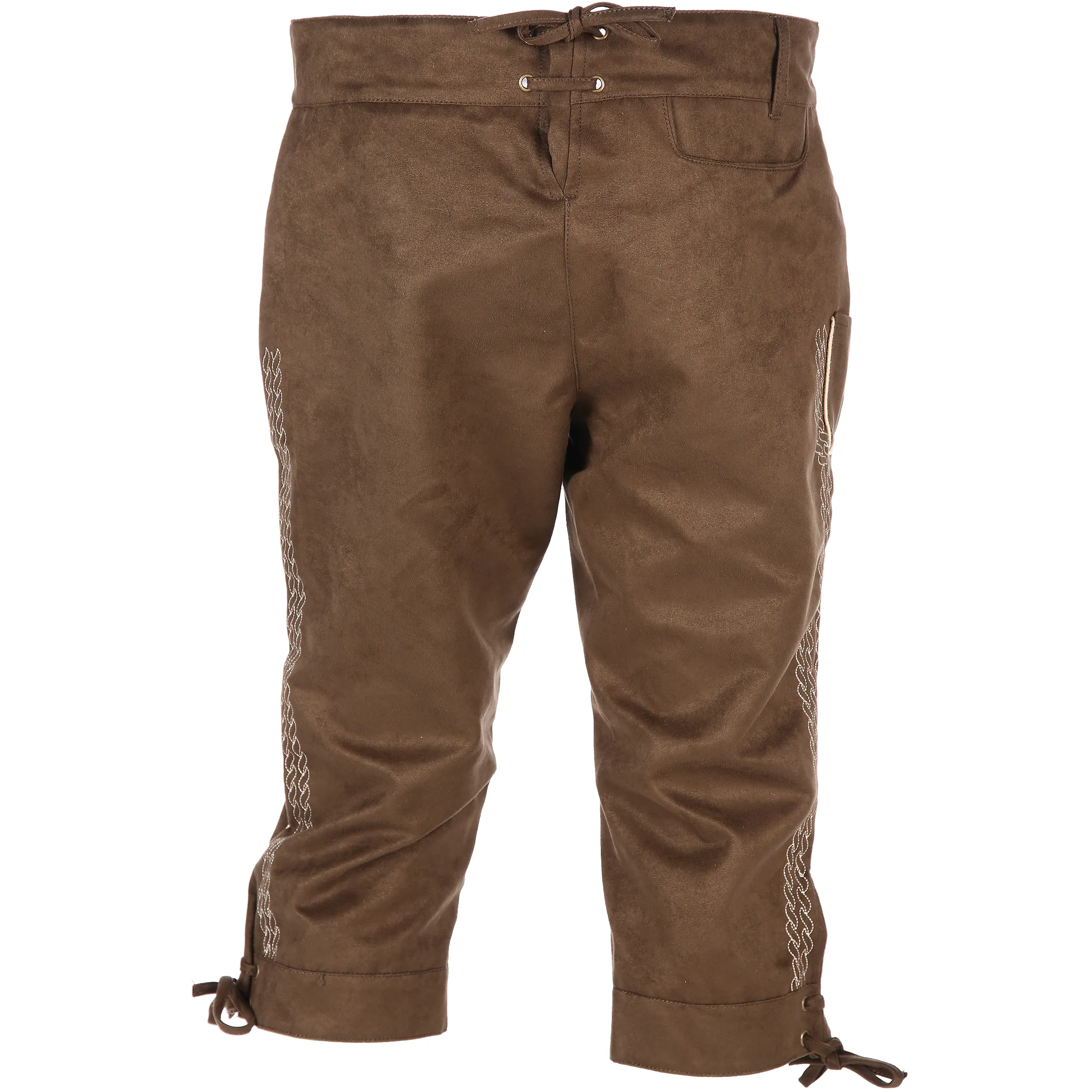 Birkhahn Mode und Tracht He. Trachtenhose 3/4 Braun 797594 DK BRAUN 2