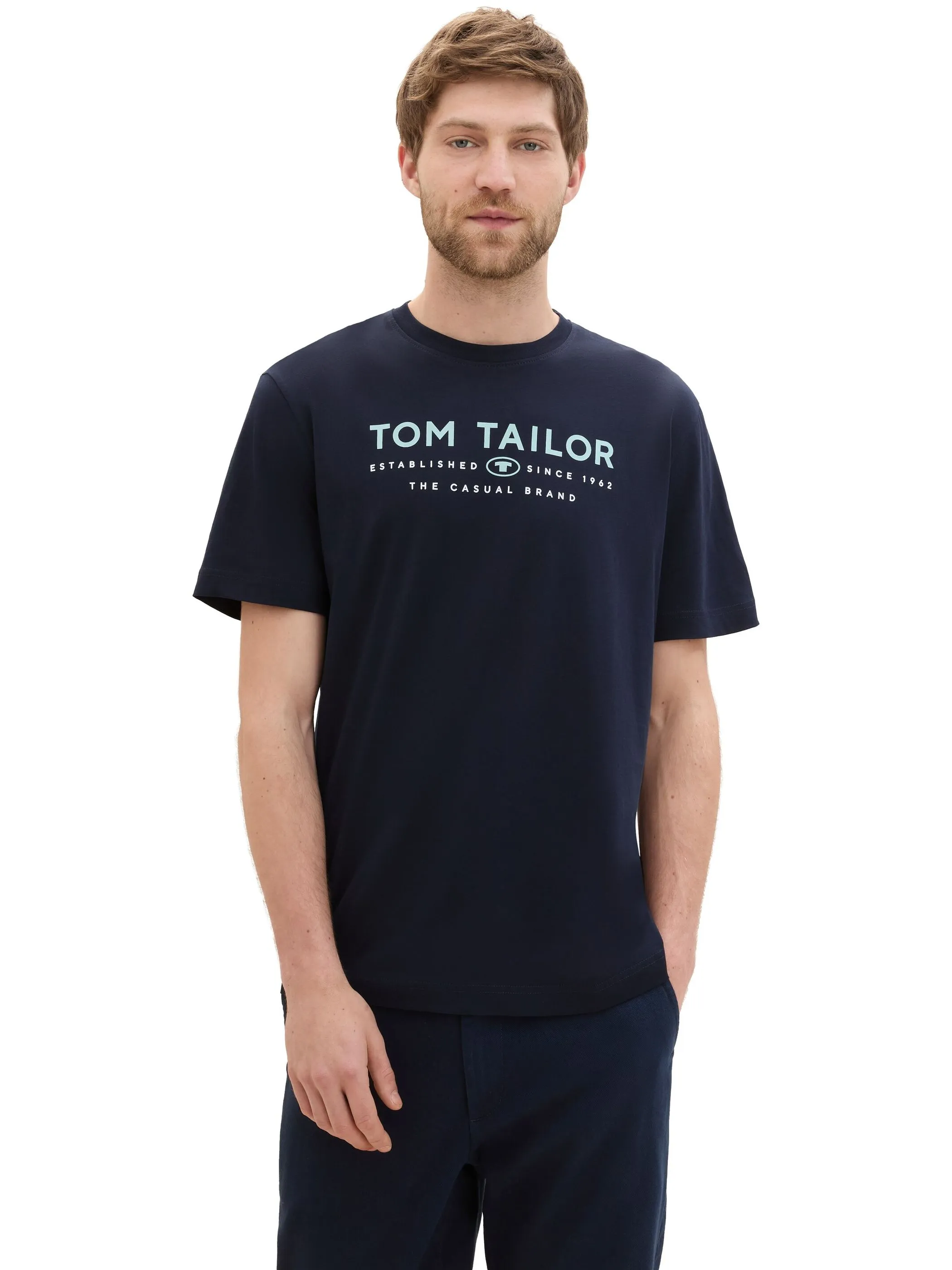 Tom Tailor 1043276 t-shirt with print Blau 898849 10668 4