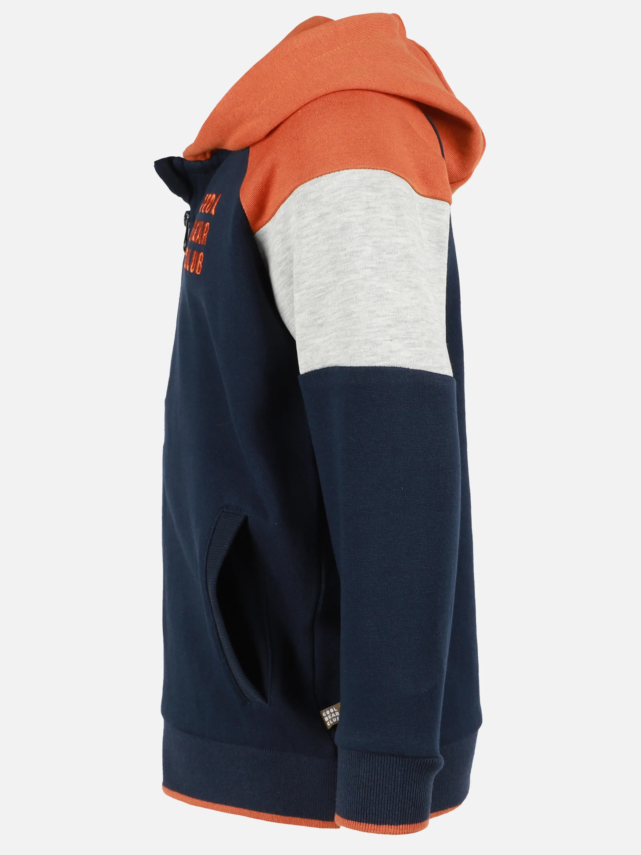 Stop + Go KJ Sweat-Cardigan mit Kängurutasche in Blau Blau 899697 BLAU 3