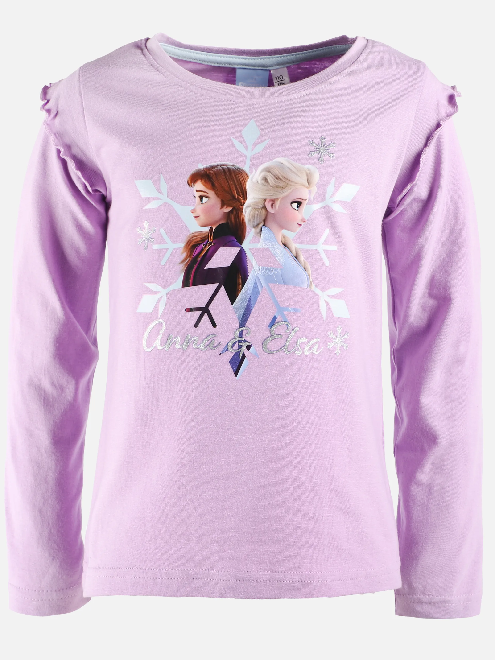 Frozen KM Frozen Longsleeve mit Rüschen in lila Lila 898876 LILA 1