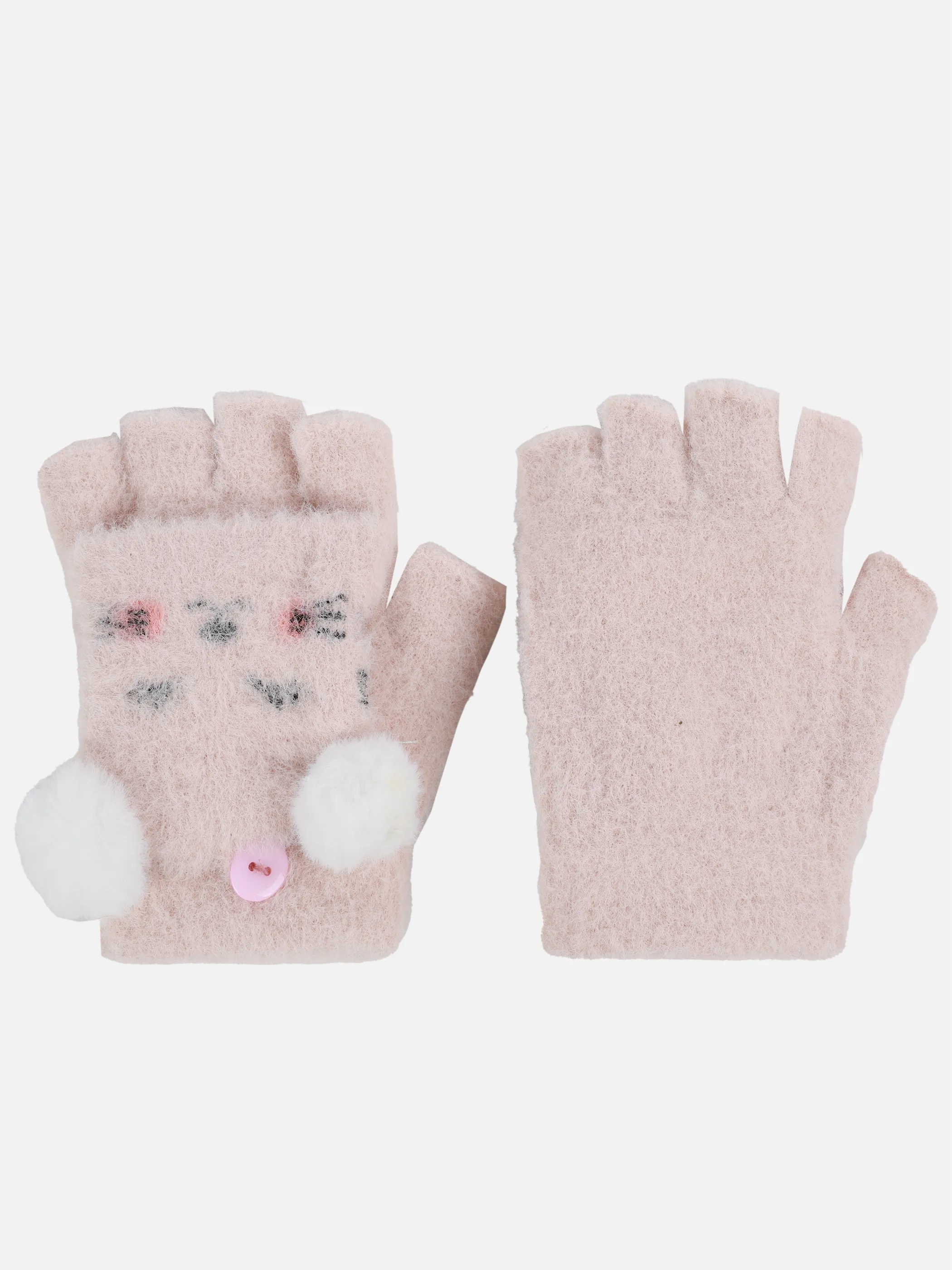 Stop + Go Ki-Mä flauschige Handschuhe Rosa 899551 ROSE 2