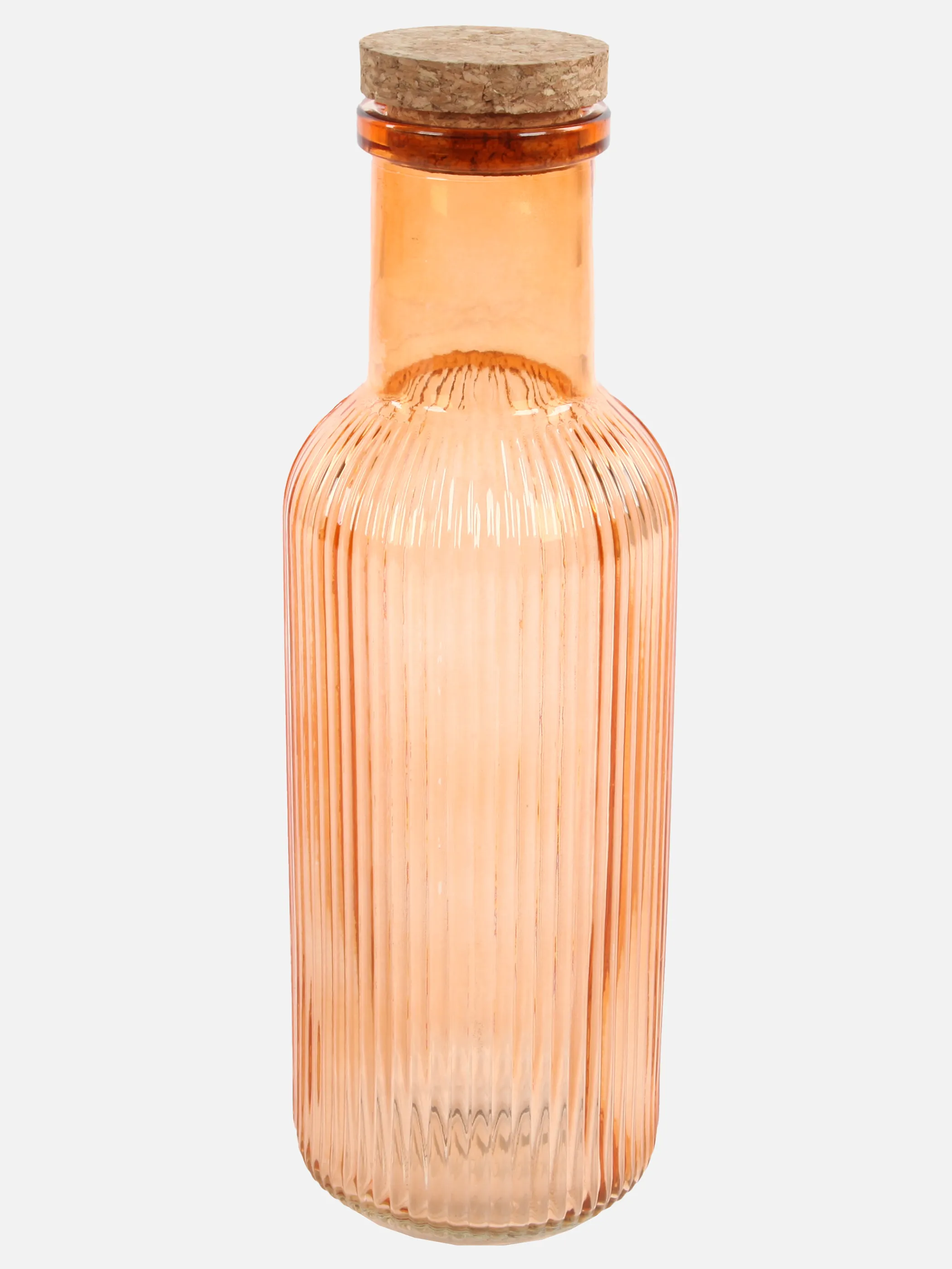 Deko Artikel Flasche mit Korkstopfen 1 Lite Orange 907449 ORANGE 1