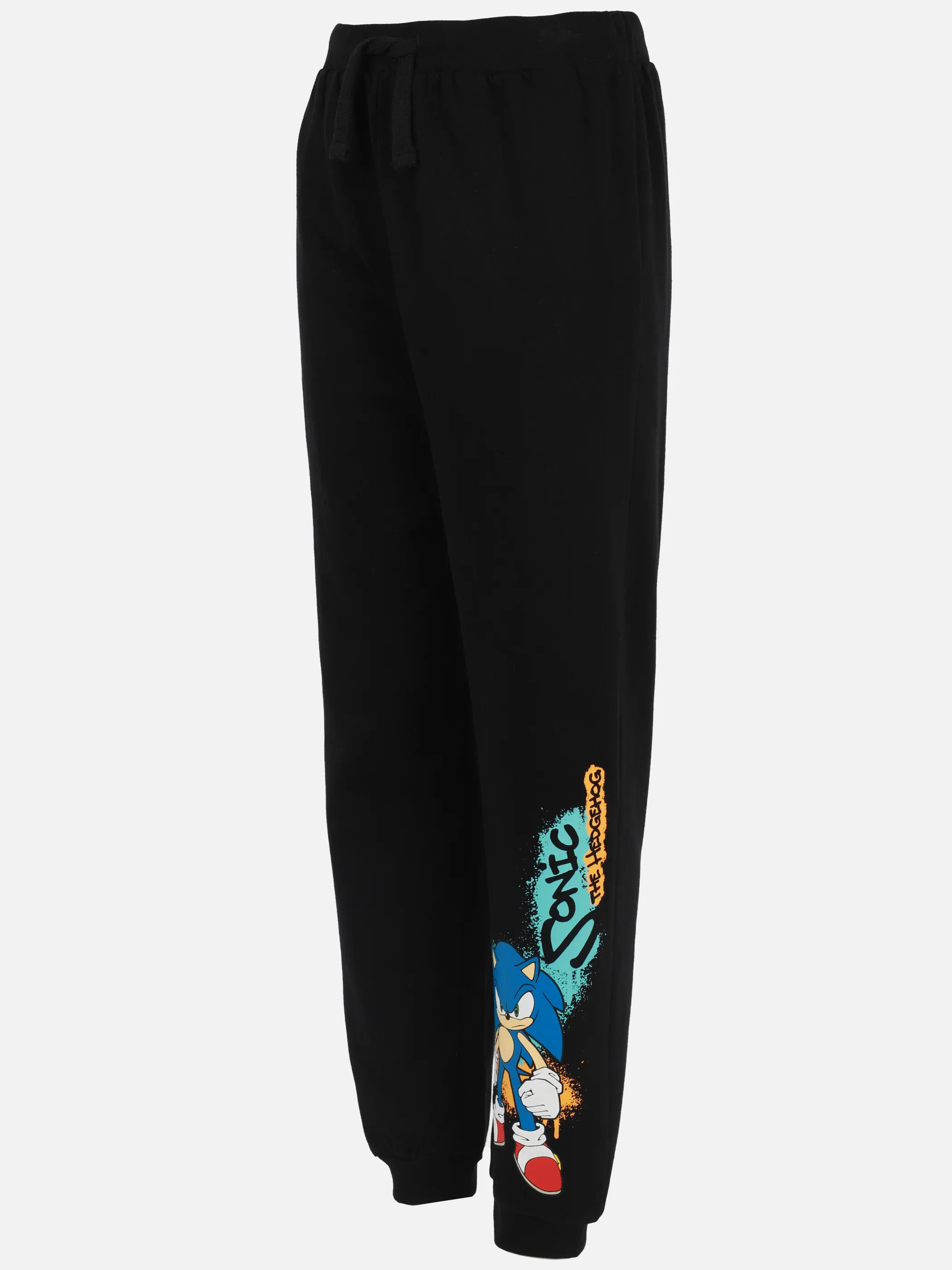 Sonic JJ Joggingpant in schwarz mit Sonic Print Schwarz 902170 SCHWARZ 3