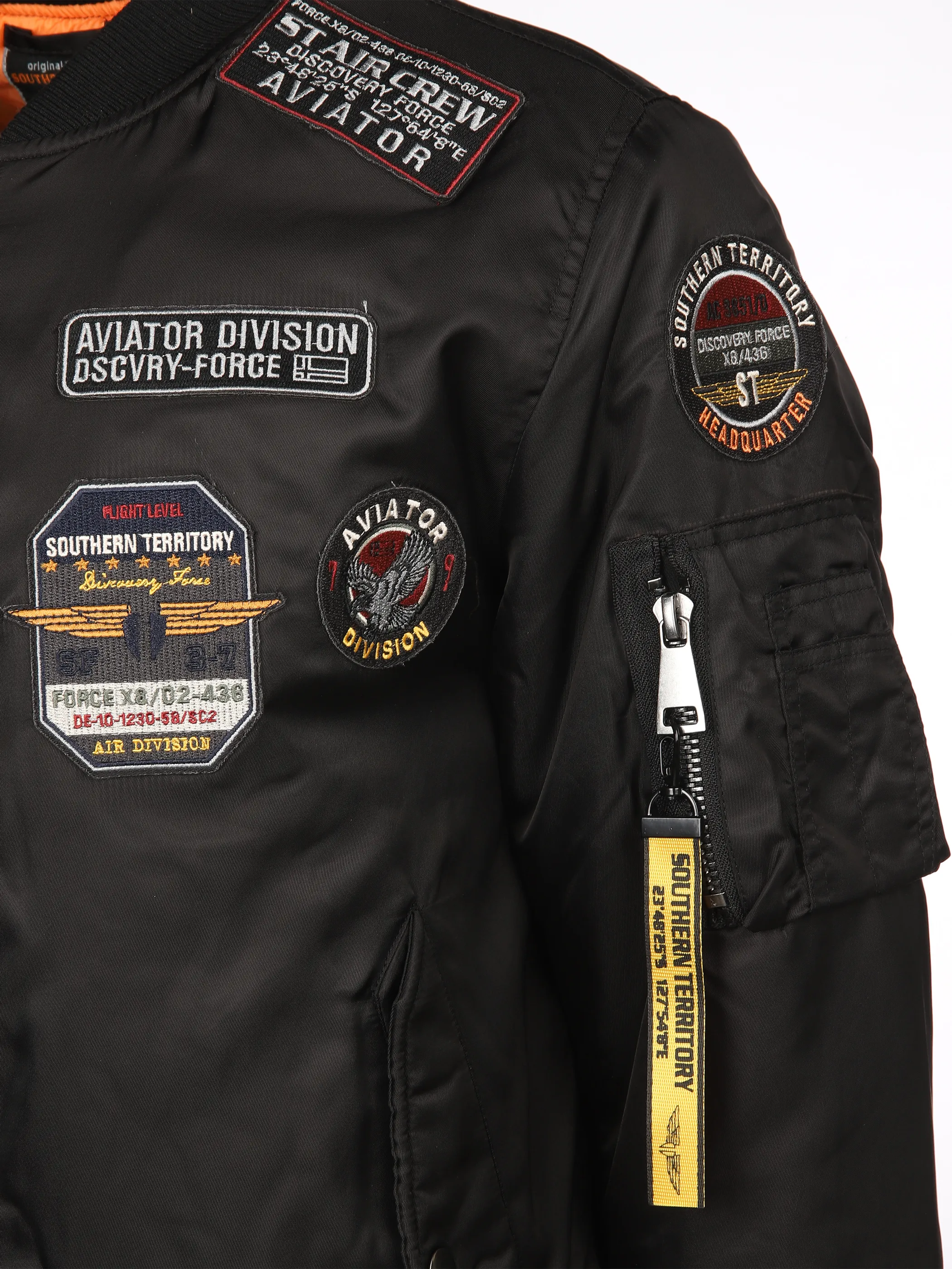 Southern Territory He. Bomberblouson Batches Schwarz 898401 SCHWARZ 3