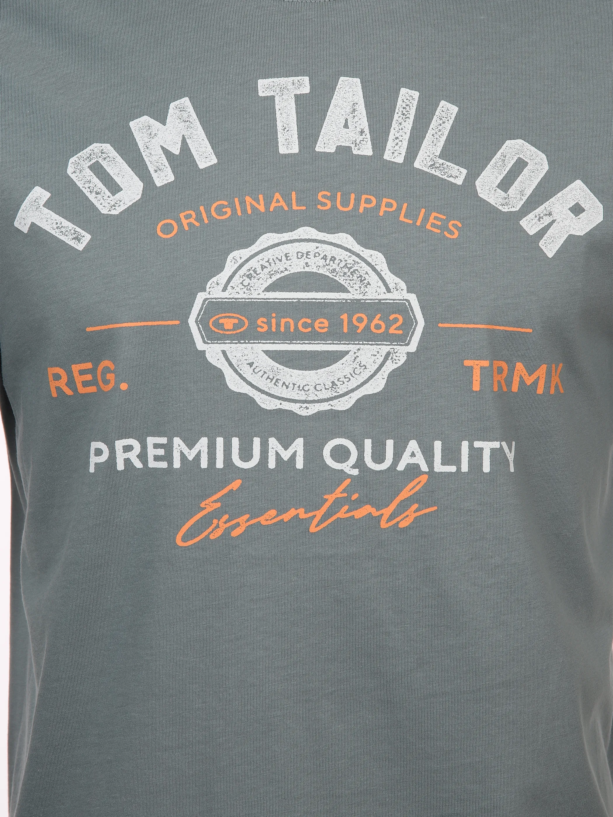 Tom Tailor 1037735 NOS logo tee Grau 884276 27475 3