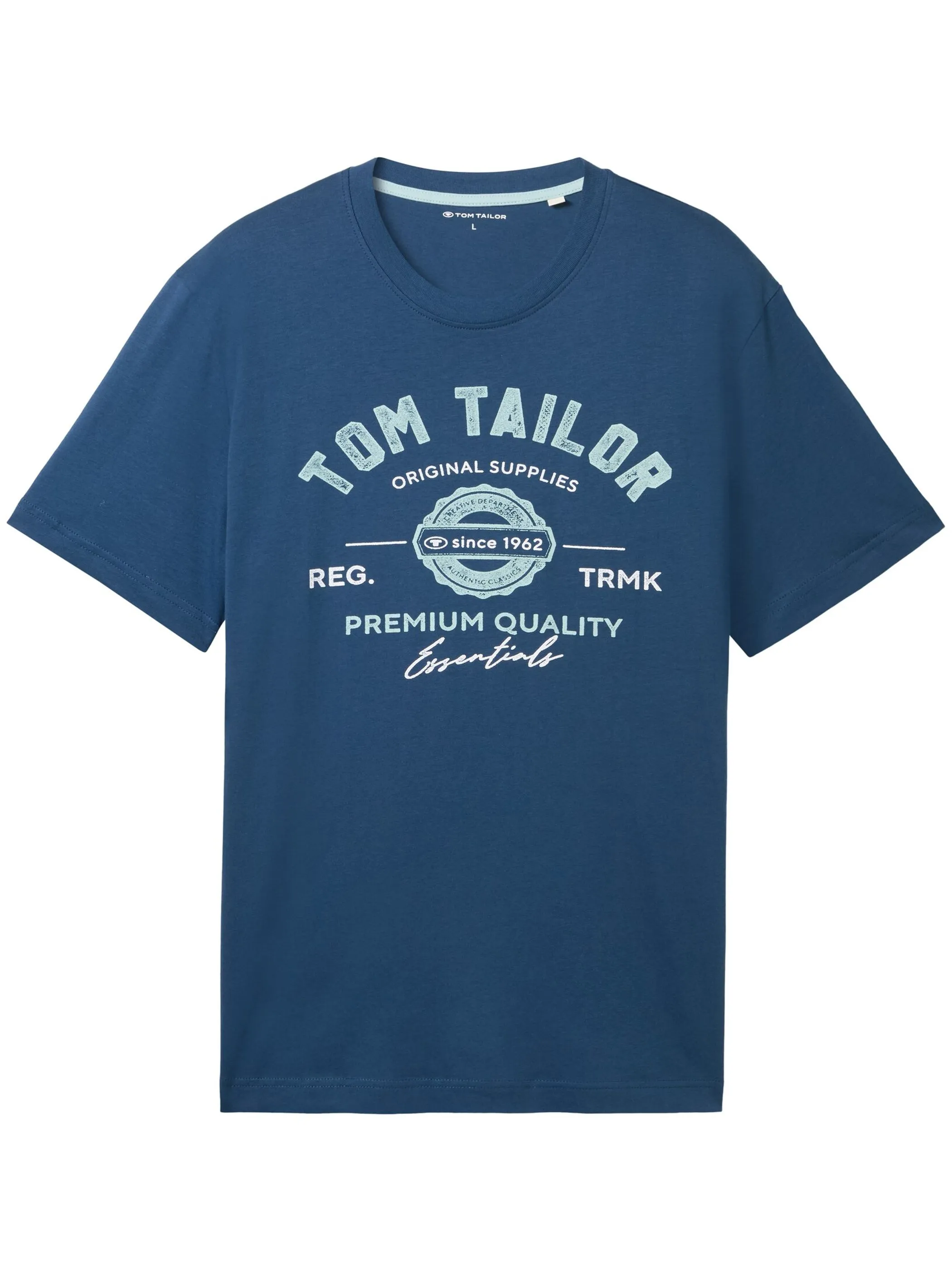 Tom Tailor 1037735 NOS logo tee Blau 884276 26779 1