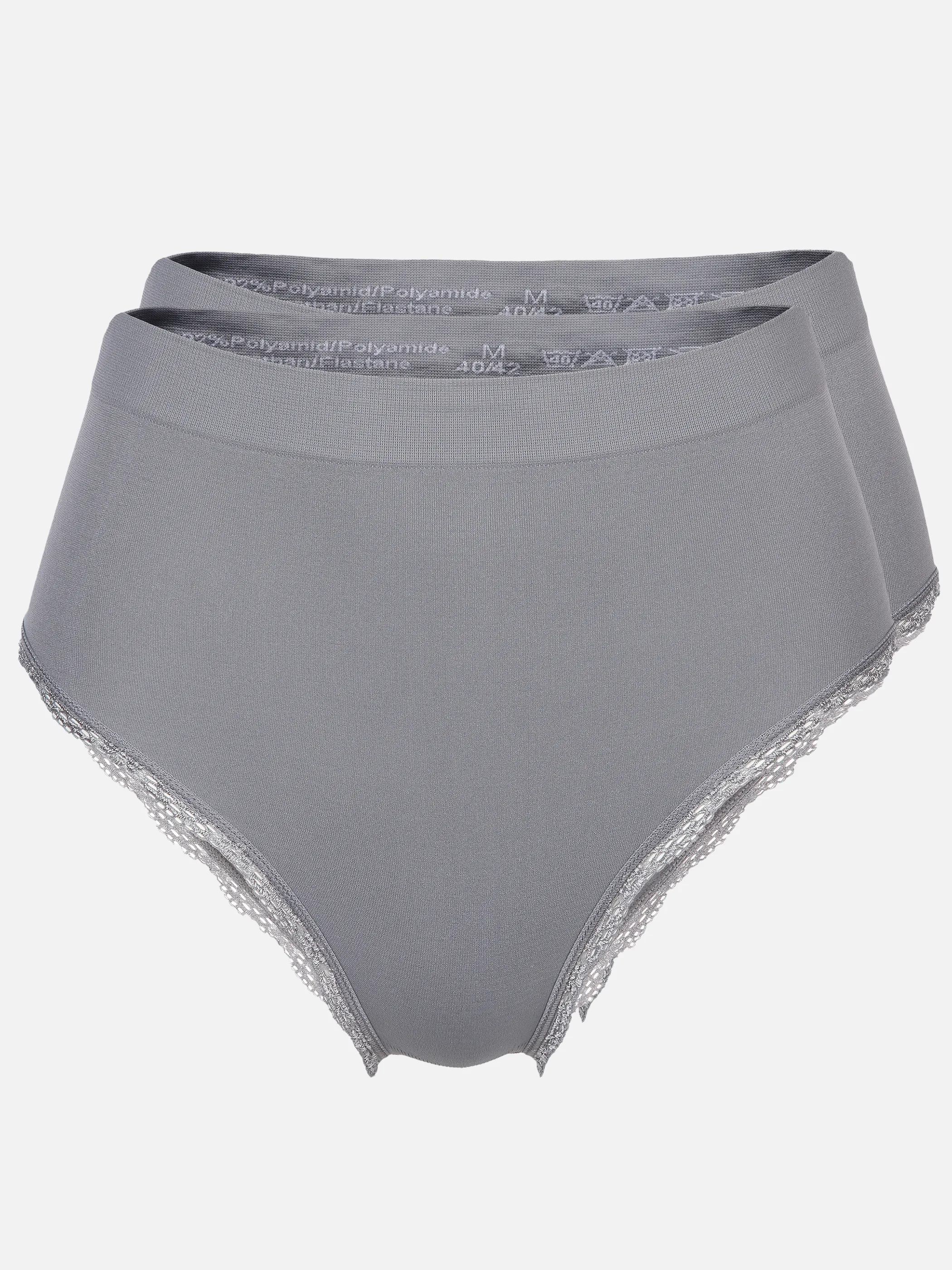 Sure Da. Taillenslip Seamless 2er P Grau 897635 GRAU 1