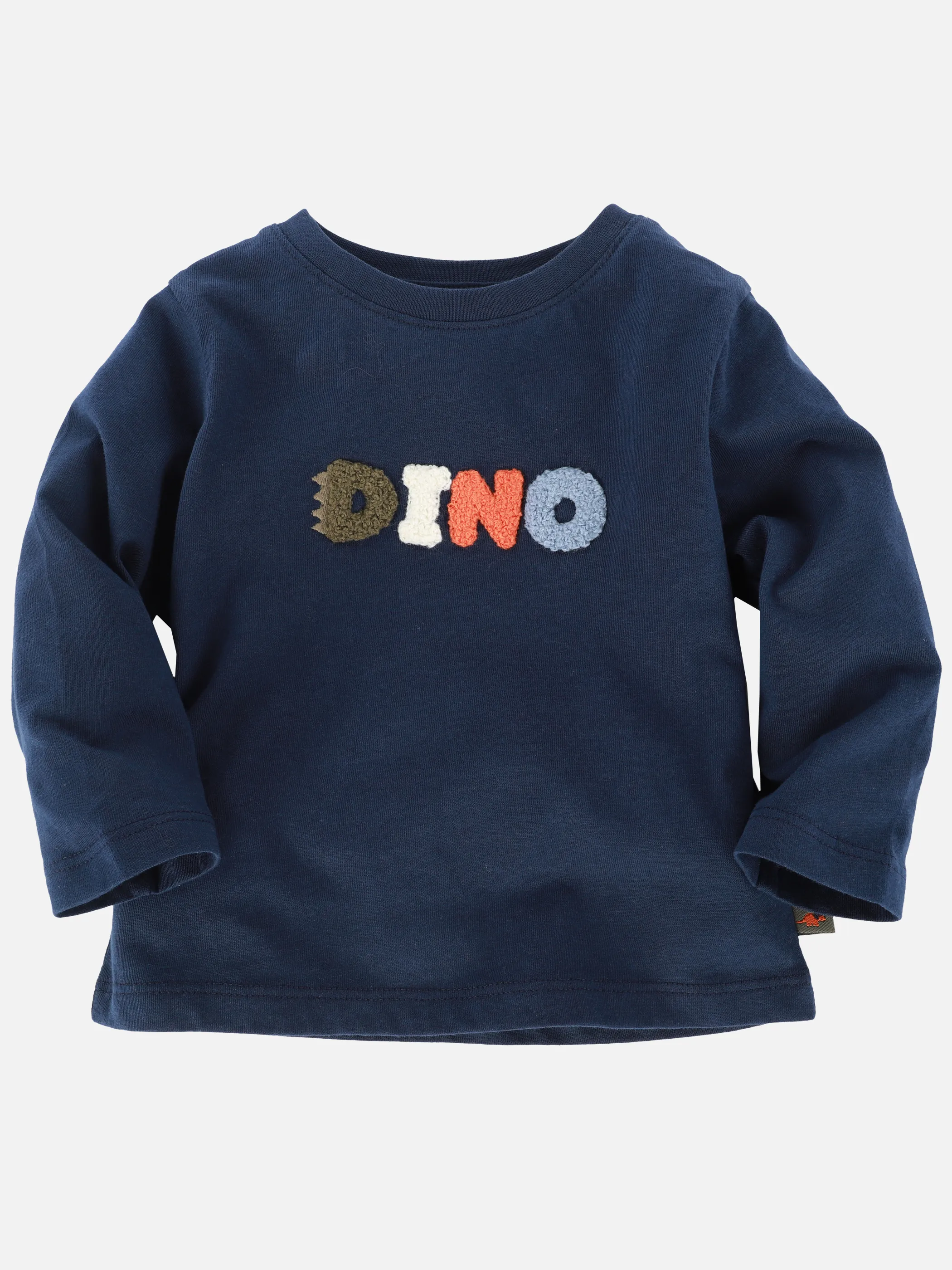 Bubble Gum BJ Longsleeve mit Dino Frotte Schriftzug Blau 899438 BLAU 3