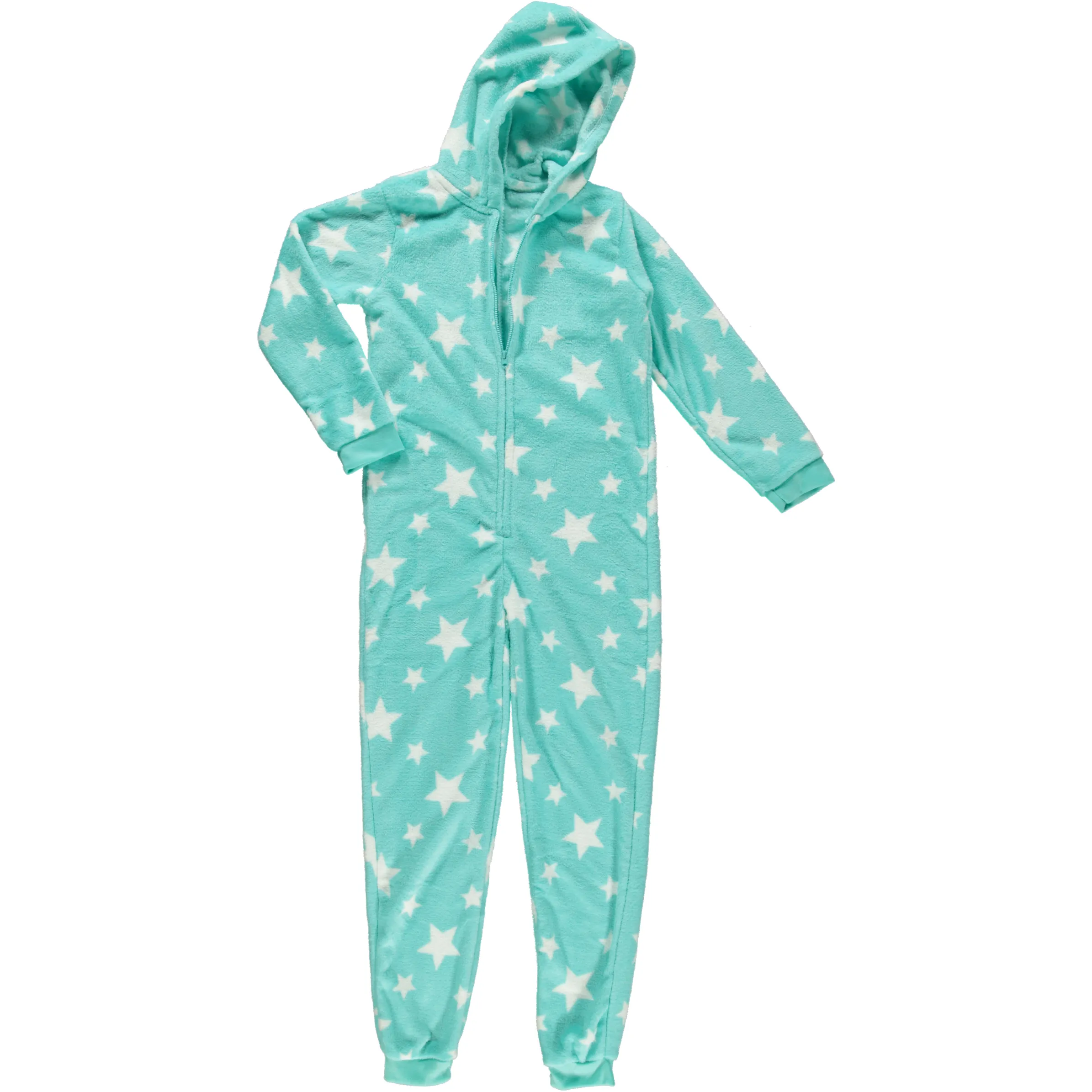 Stop + Go Kinder Kuschelfleece Jumpsuits Weiß 796404 13-5309 1