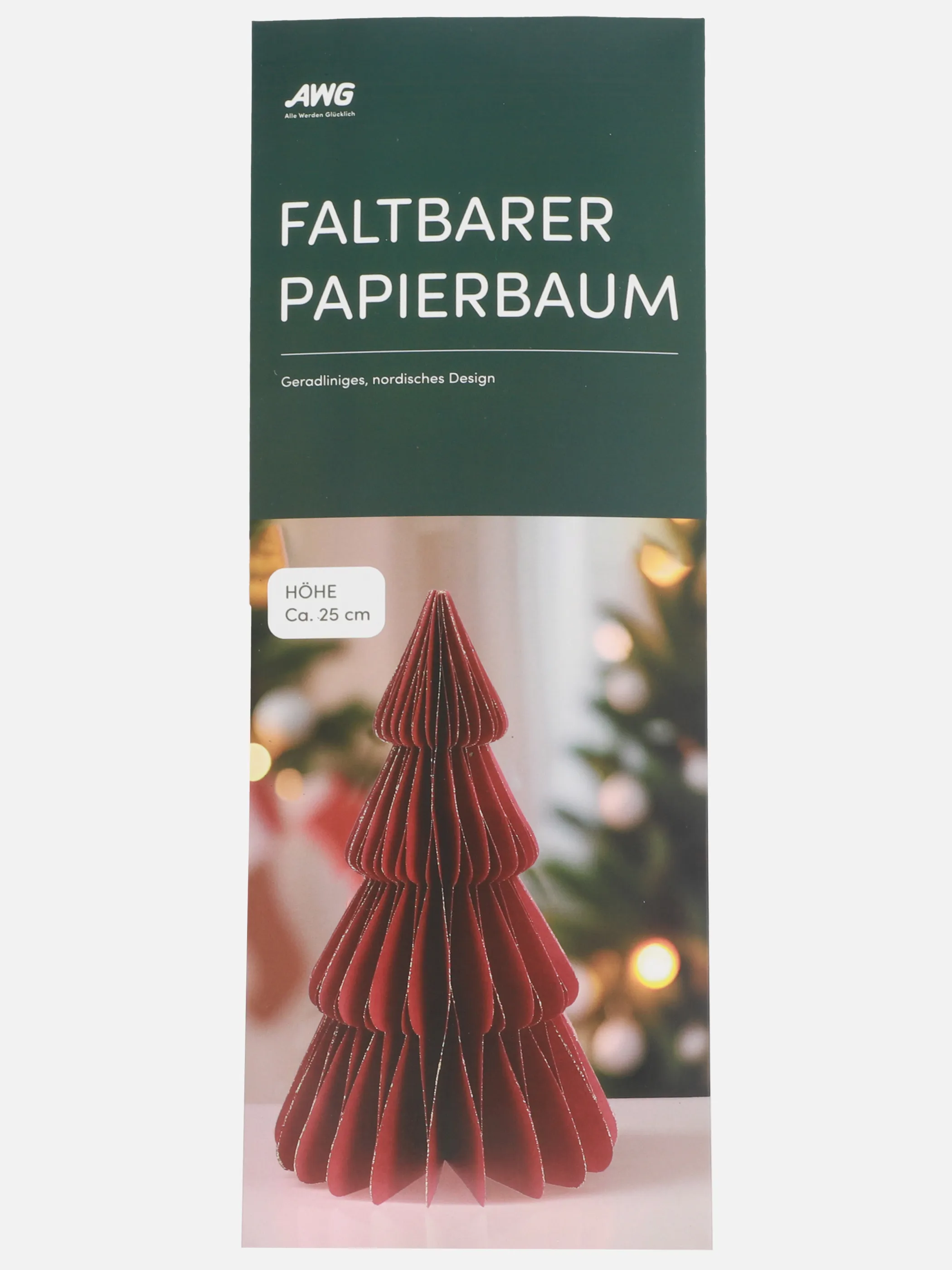 Villa Grinario Papiertannenbaum Rot 898589 BORDEAUX 1