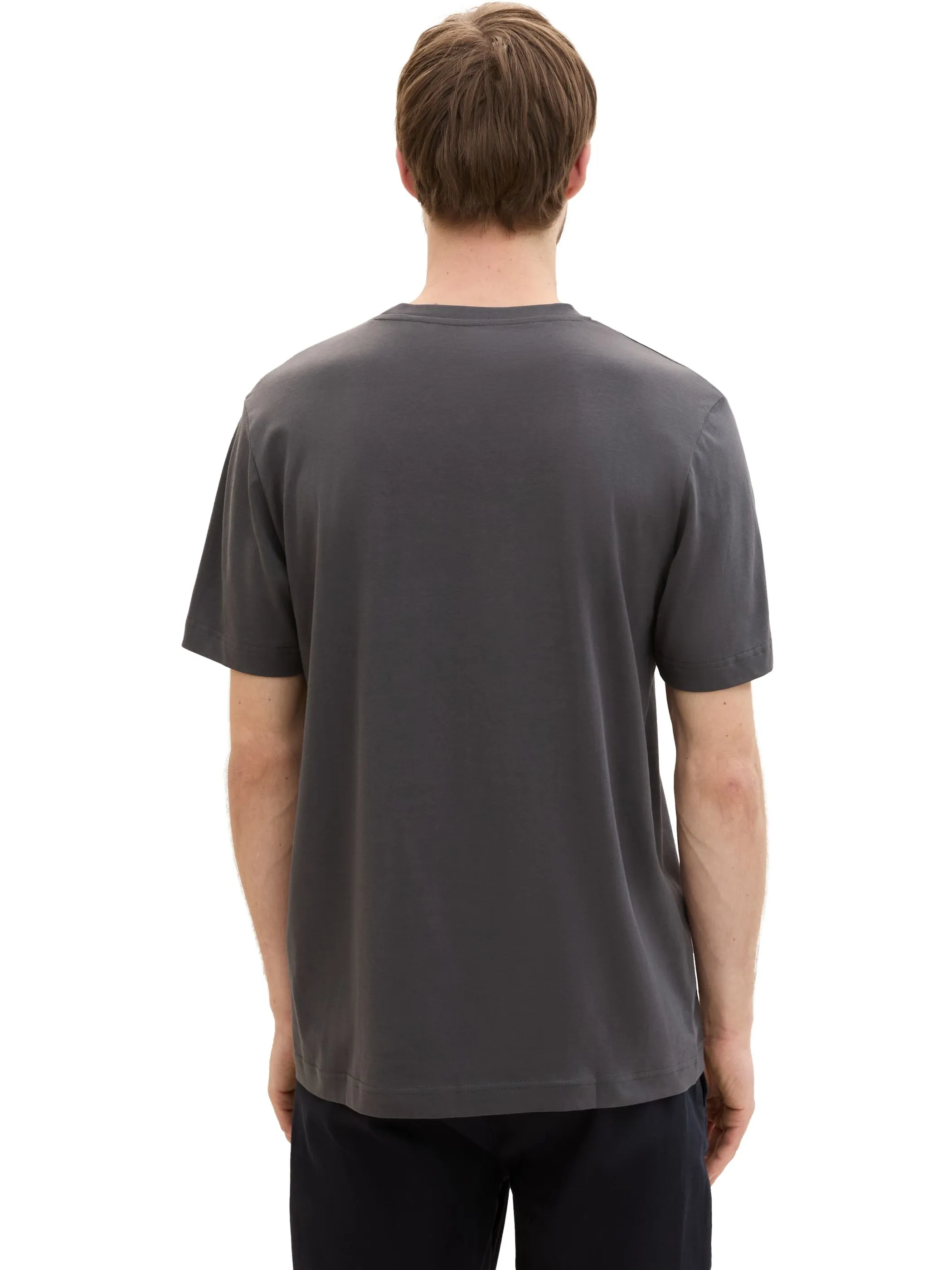 Tom Tailor 1043276 t-shirt with print Grau 898849 10899 2