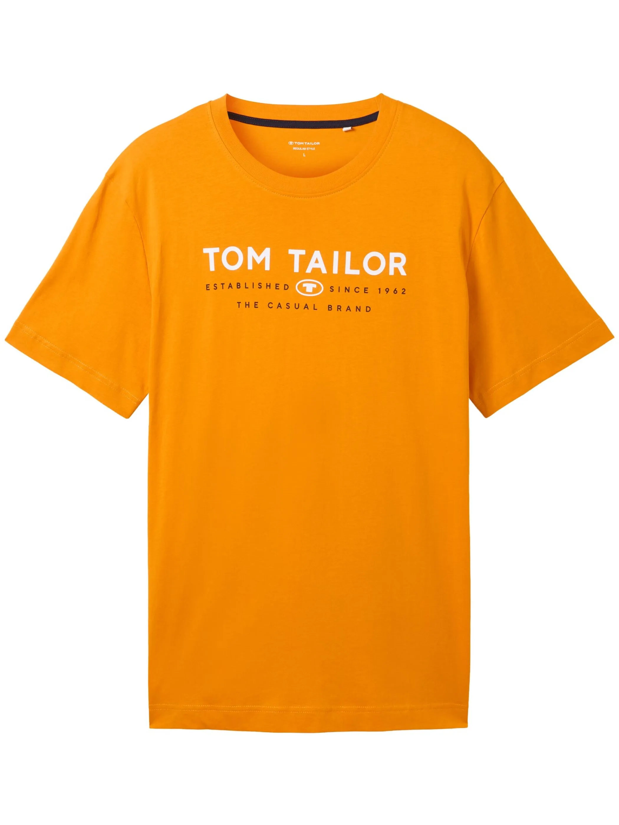 Tom Tailor 1043276 t-shirt with print Orange 898849 12392 1