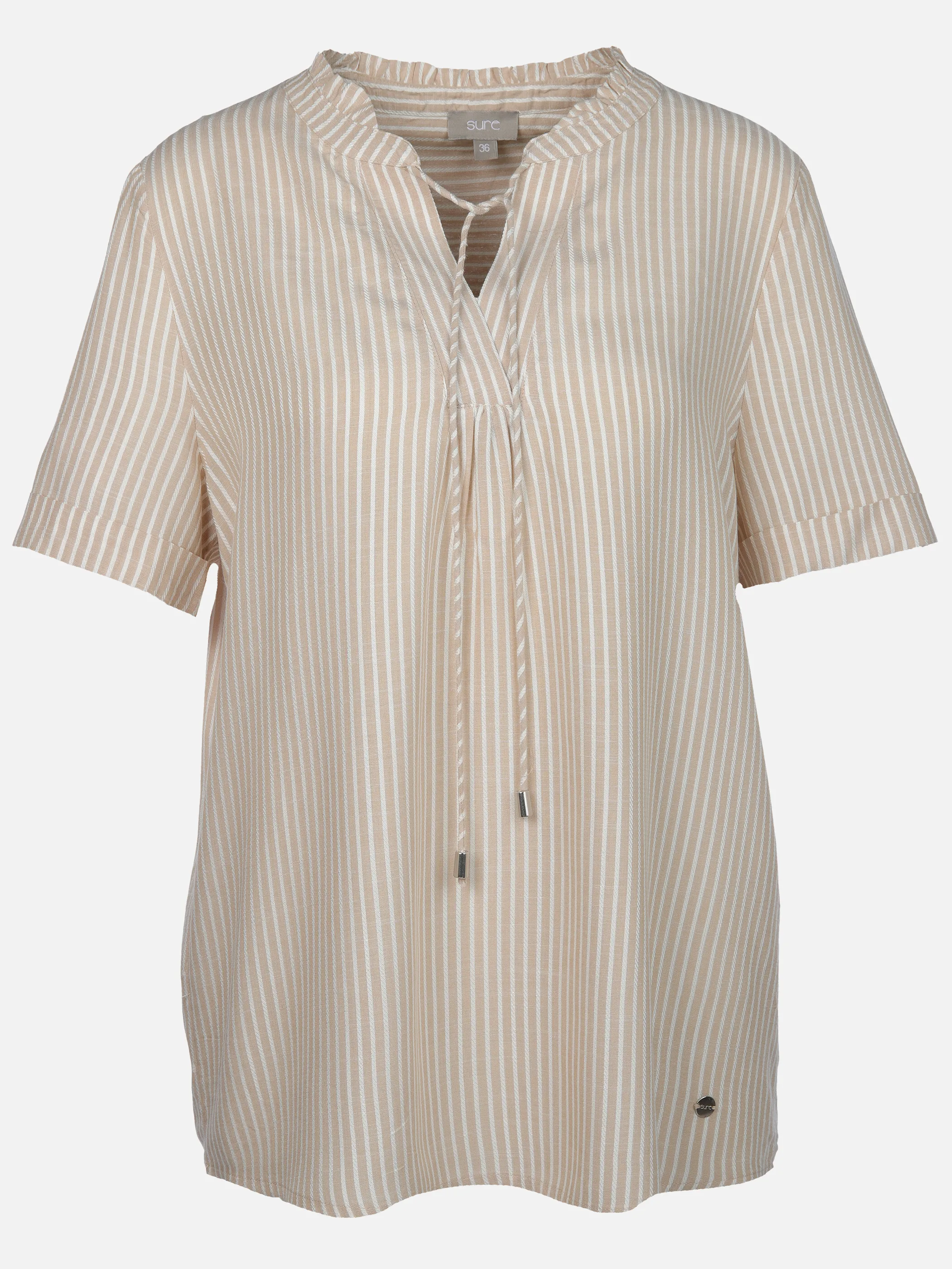 Sure Da-Bluse m. Bändchen Beige 905649 BE/OFFW 1