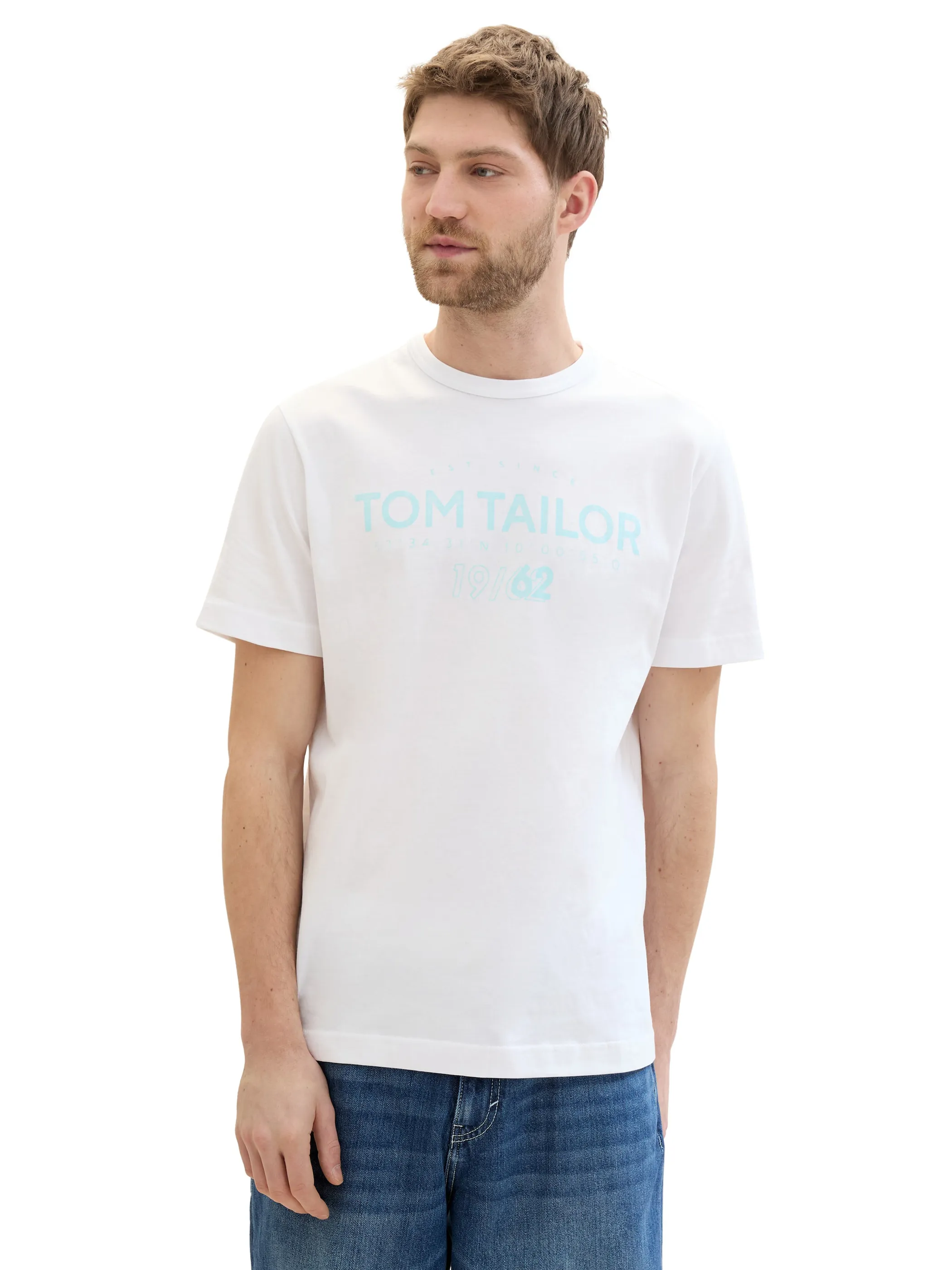 Tom Tailor 1041871 printed t-shirt Weiß 895641 20000 3