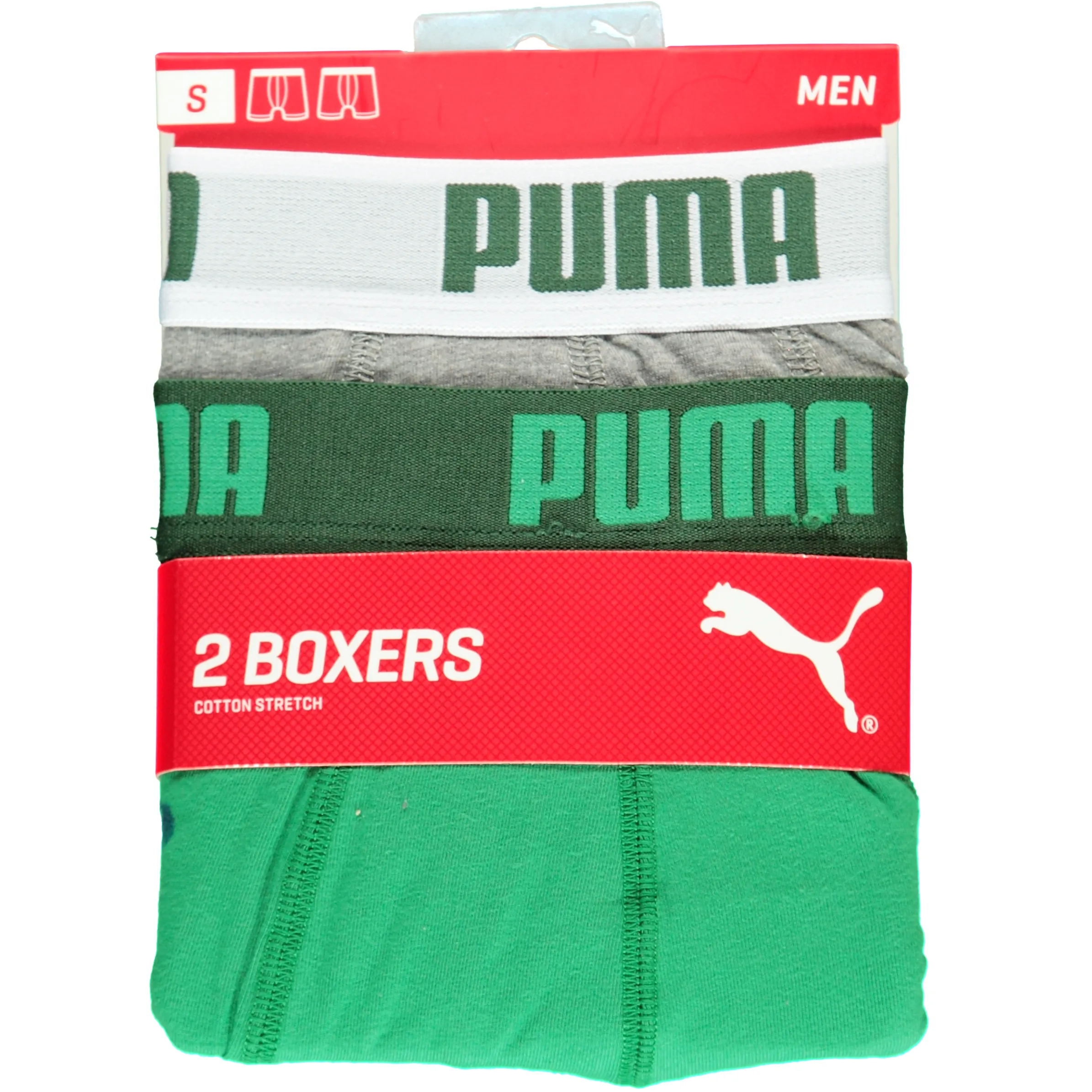 Puma 521015001 Puma Basic Boxer 2er Pack Grün 762020 AMAZON GRE 3