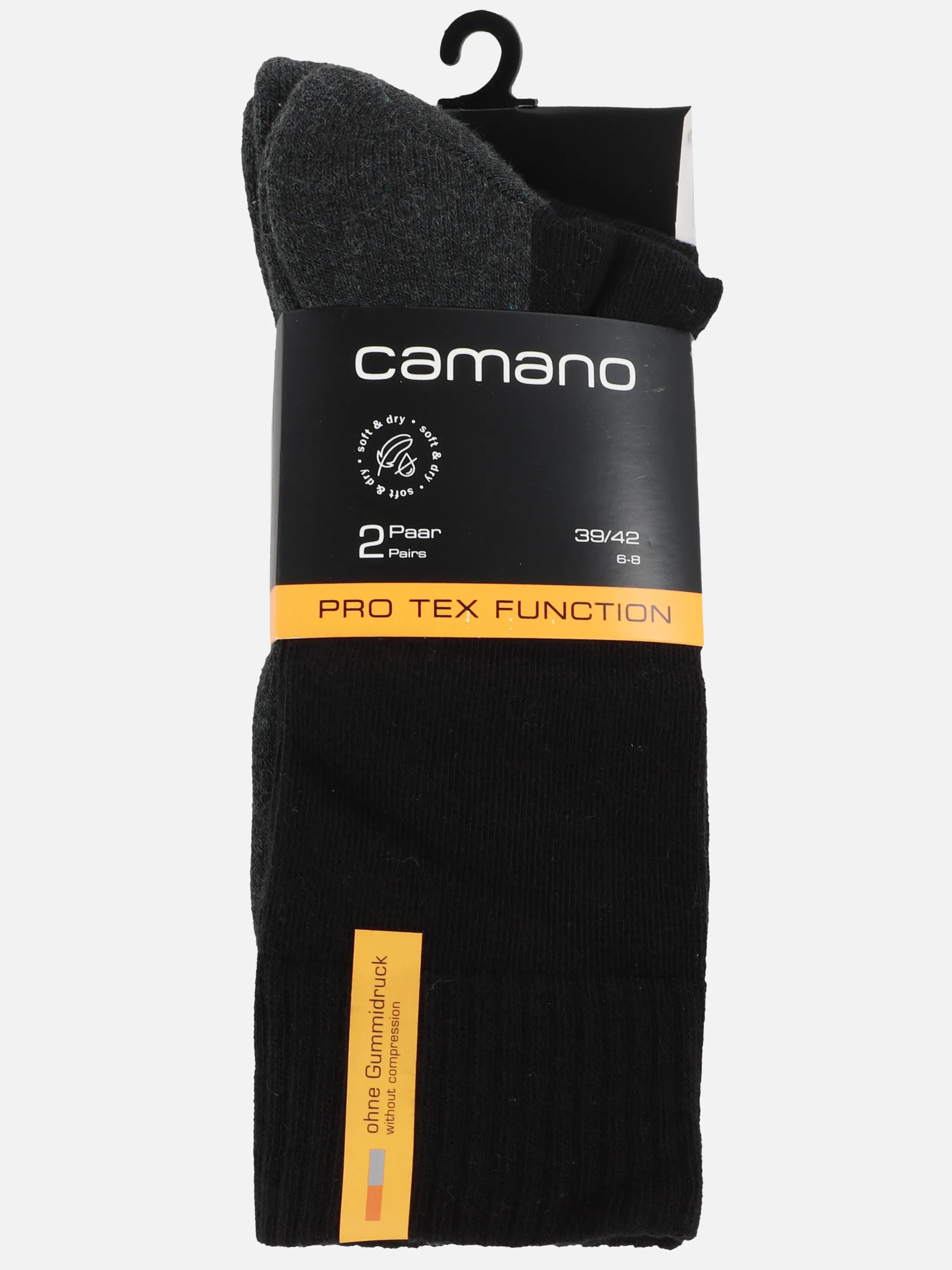 Camano 000005942 Pro Tex Funktions Socken 2er Schwarz 809767 0005 3