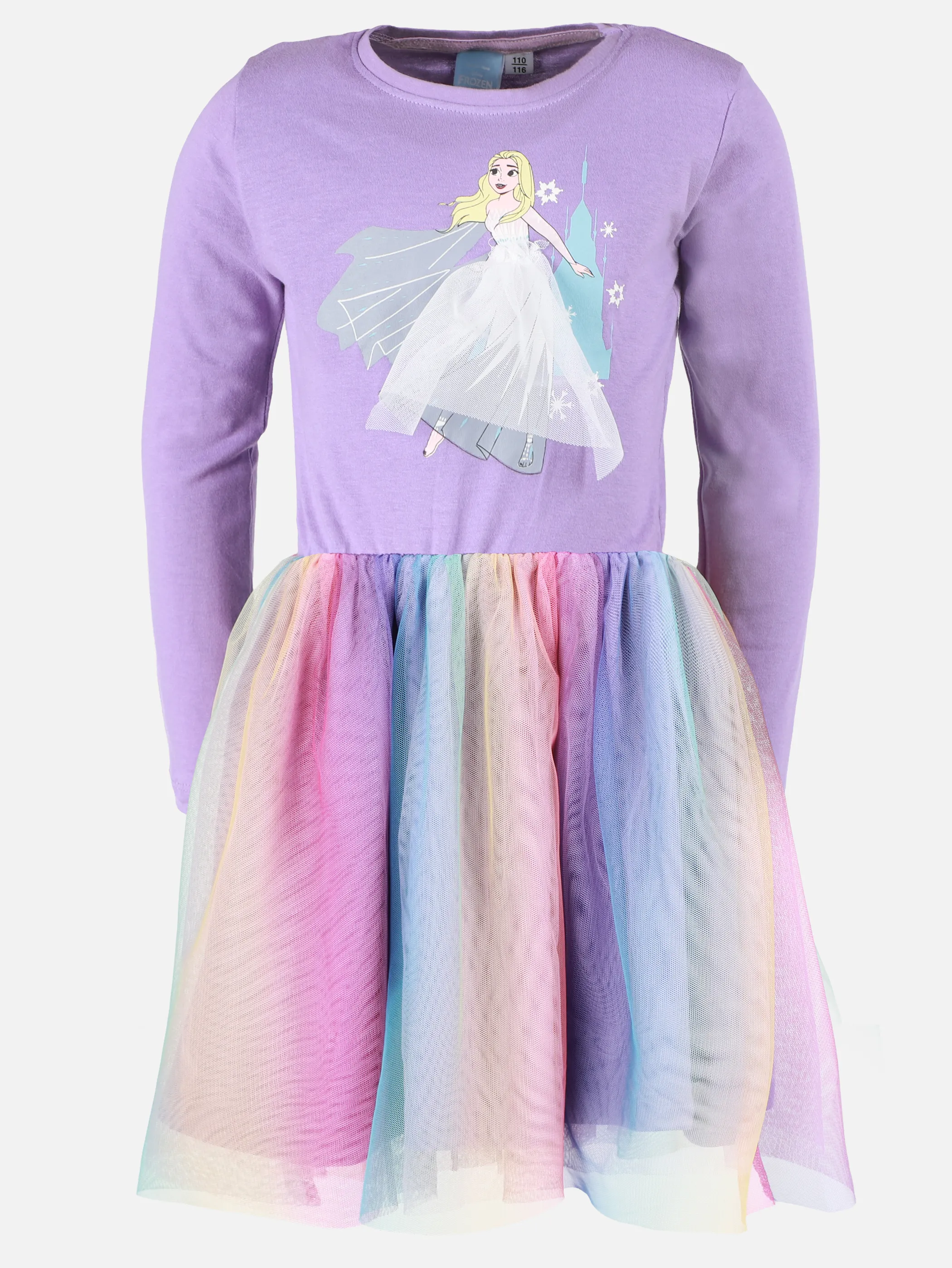 Frozen KM Longsleeve Kleid mit Frozenprint in lila Lila 903591 LILA 1