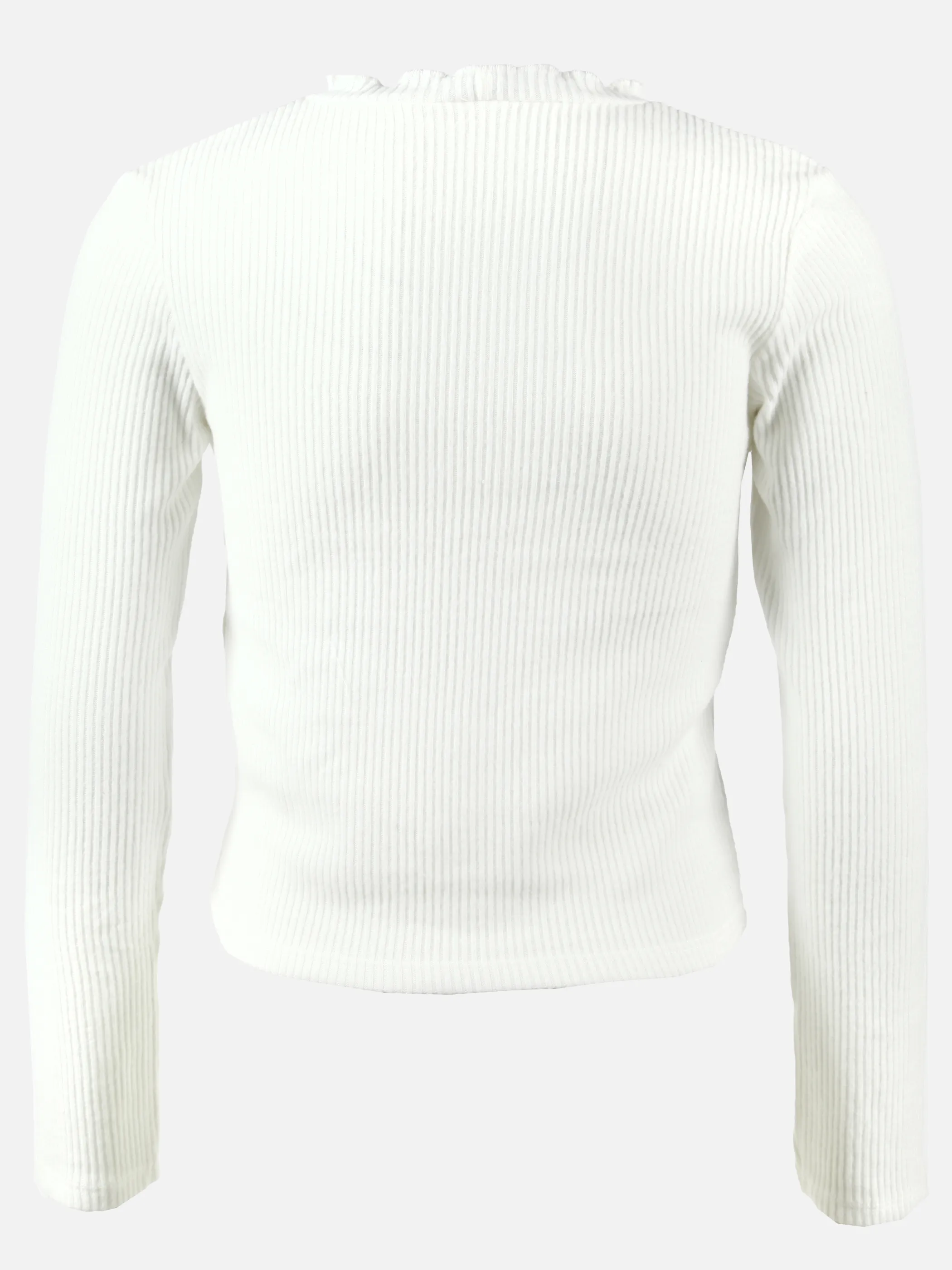 Stop + Go JM Ripp-Crop Top Longsleeve in offwhite Weiß 900302 OFF WHITE 2