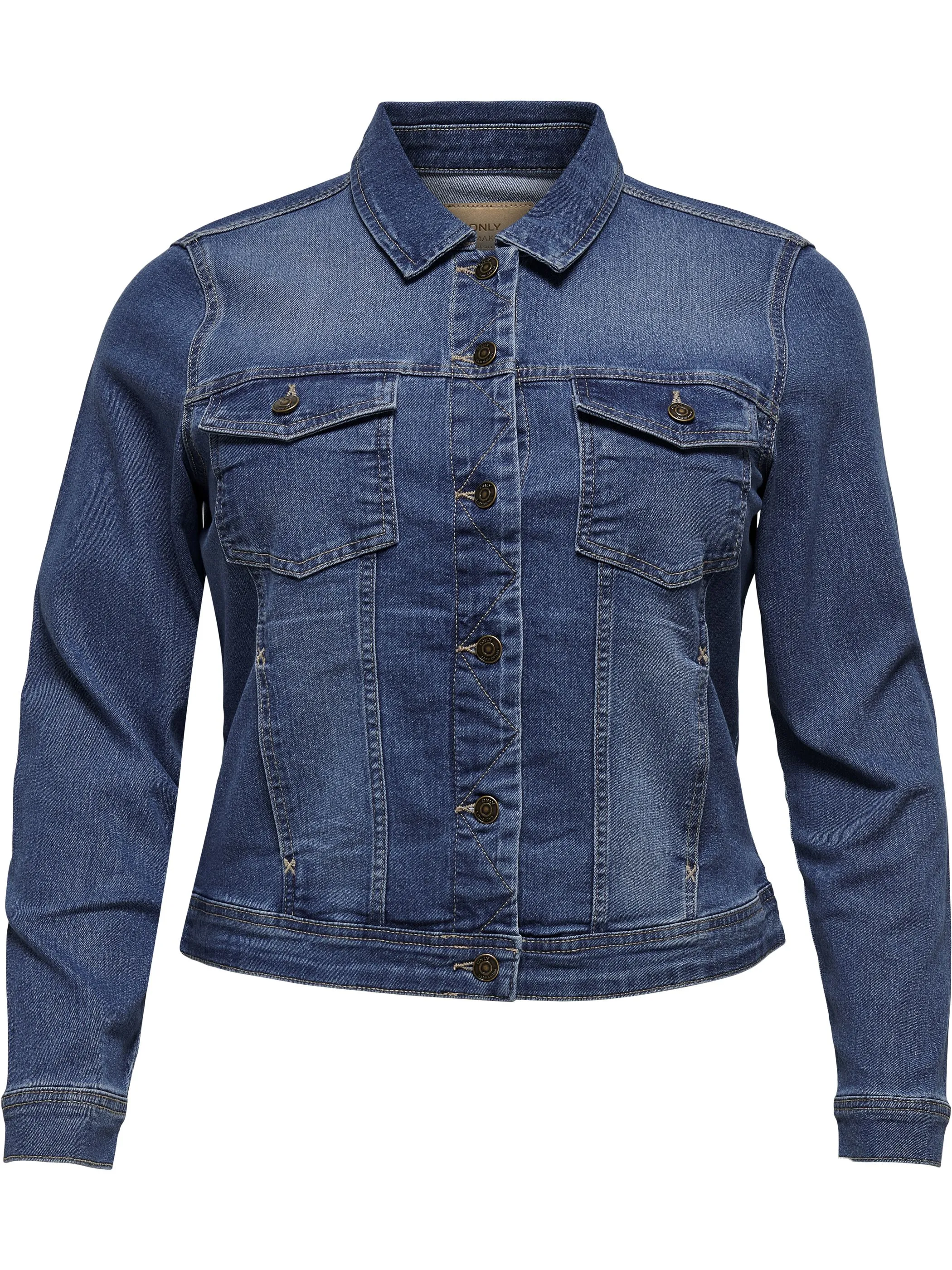 Only Carmakoma 15224741 CARWESPA DENIM JACKET Blau 904570 179695 1