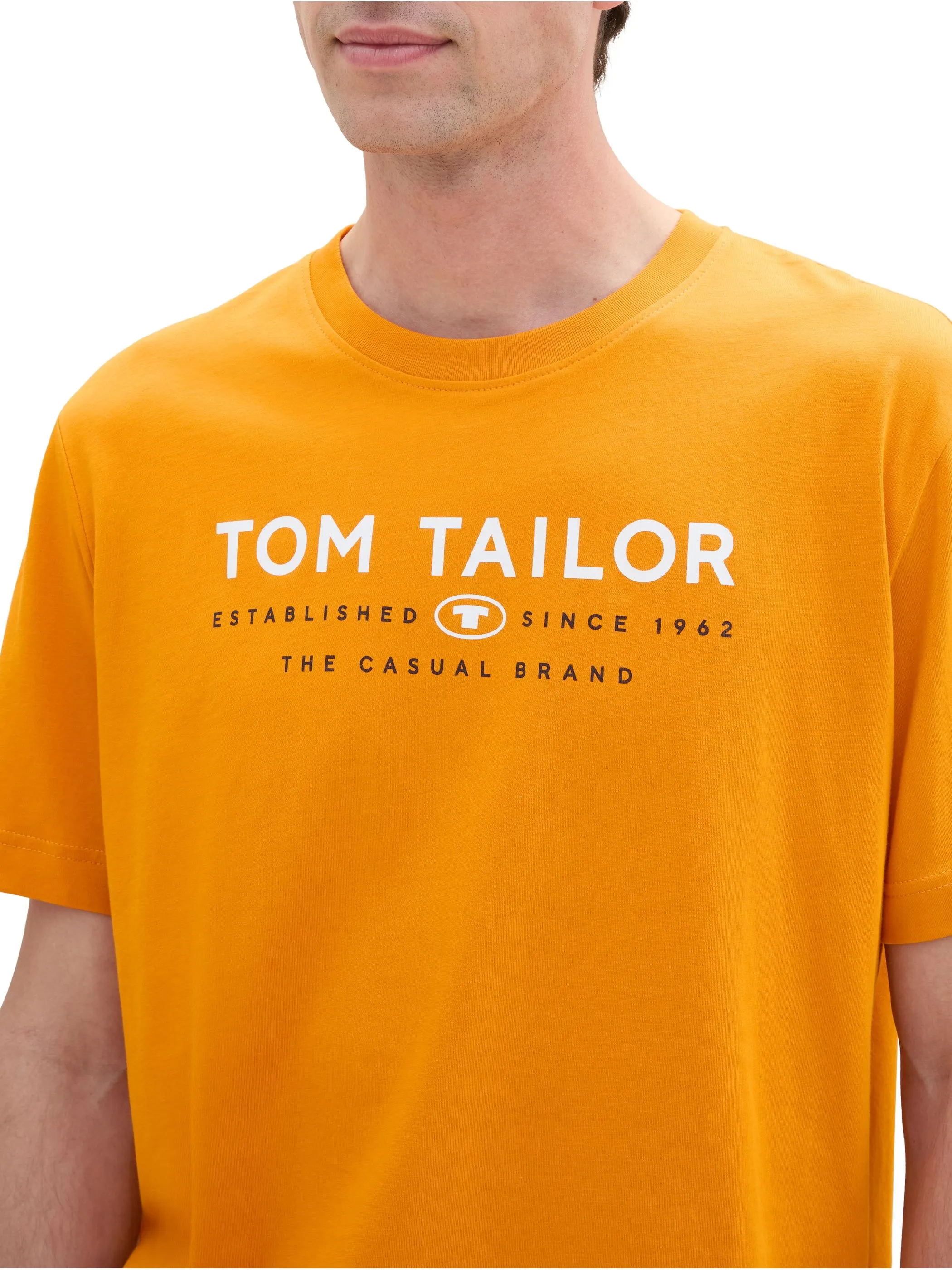 Tom Tailor 1043276 t-shirt with print Orange 898849 12392 3
