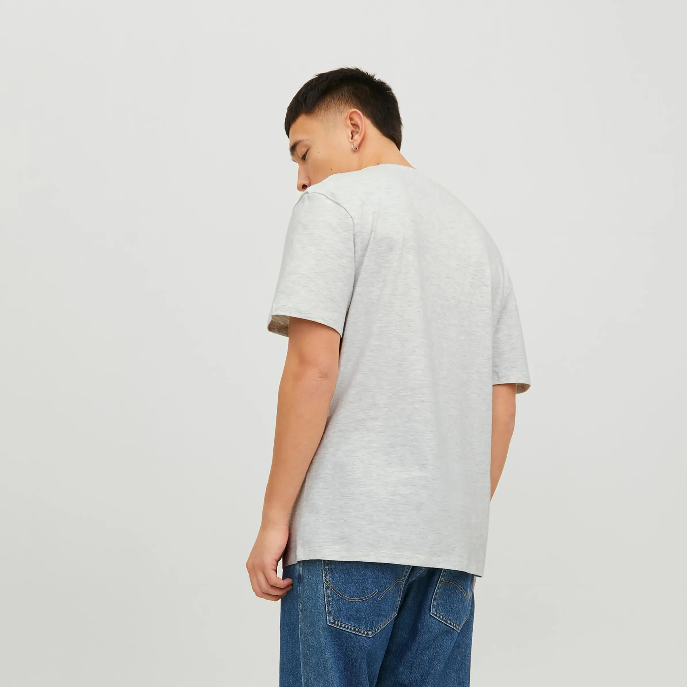 Jack Jones 12236514 JJEJOSH TEE SS CREW N Weiß 878867 200349 2