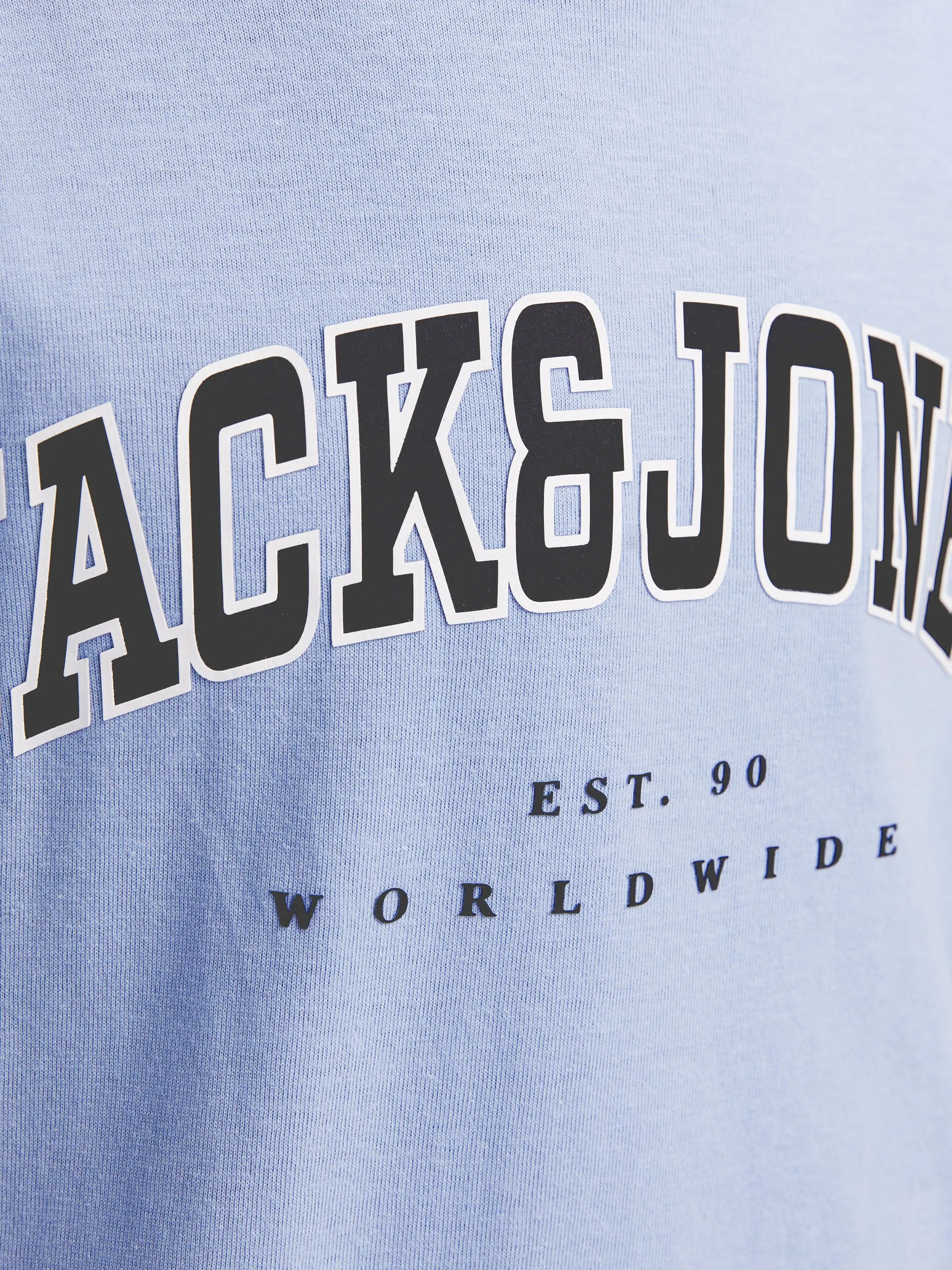 Jack&Jones Junior 12258924 JJECALEB VARSITY TEE Blau 904153 175780001 5