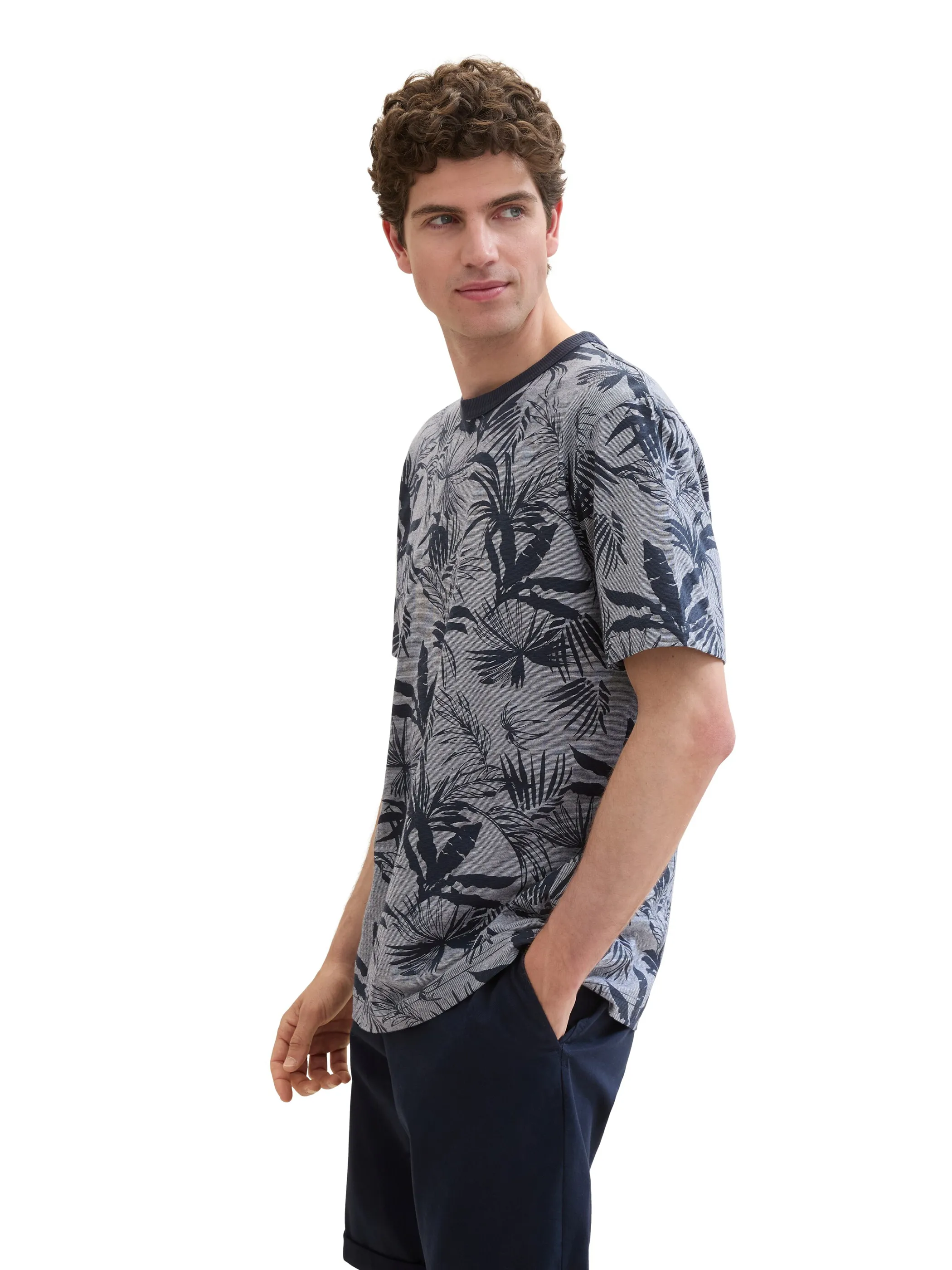 Tom Tailor 1042130 allover printed t-shirt Blau 895644 35591 3