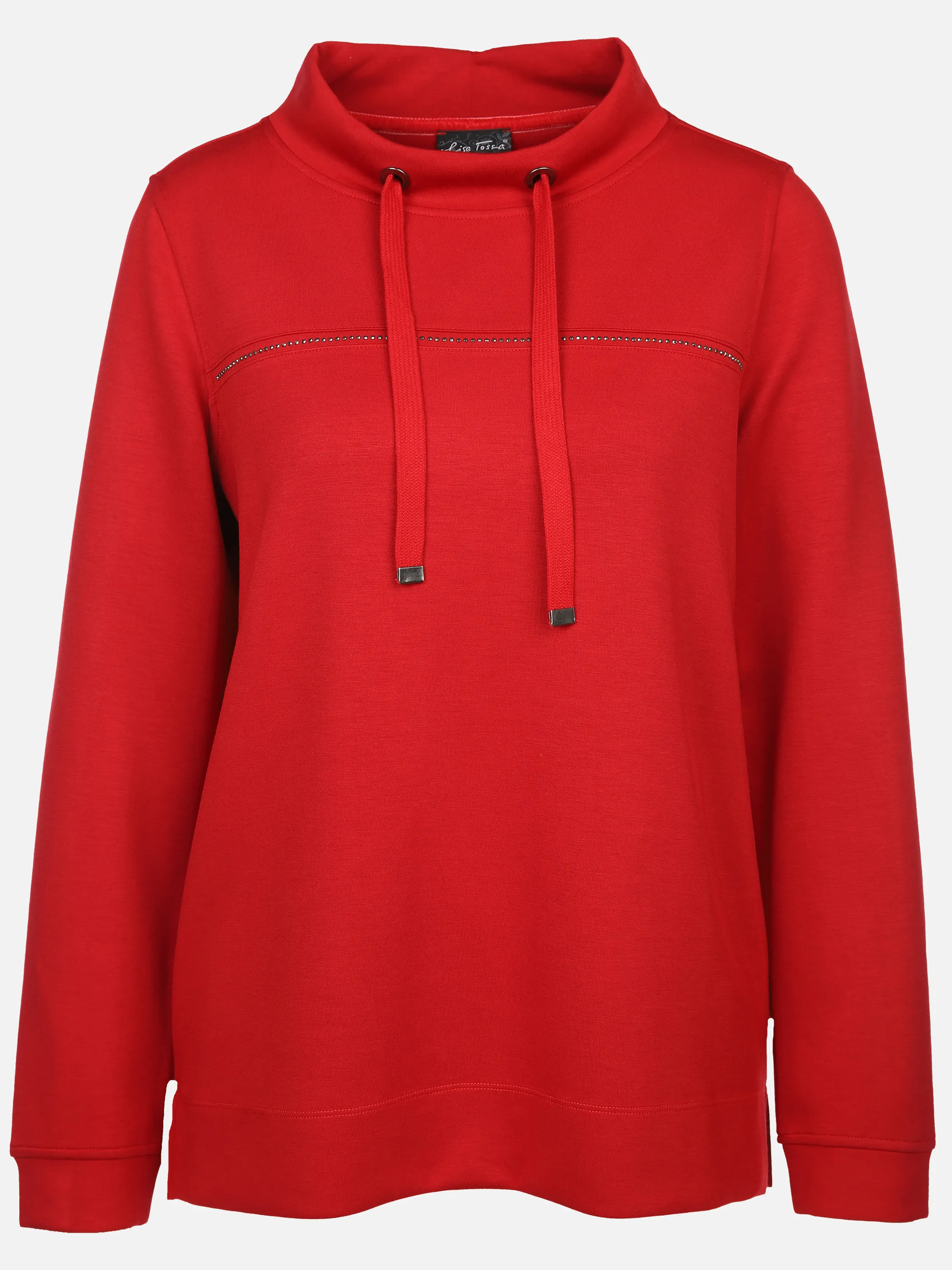 Lisa Tossa Da-Edelsweatshirt m.Stehkragen Rot 897640 RUBINROT 1