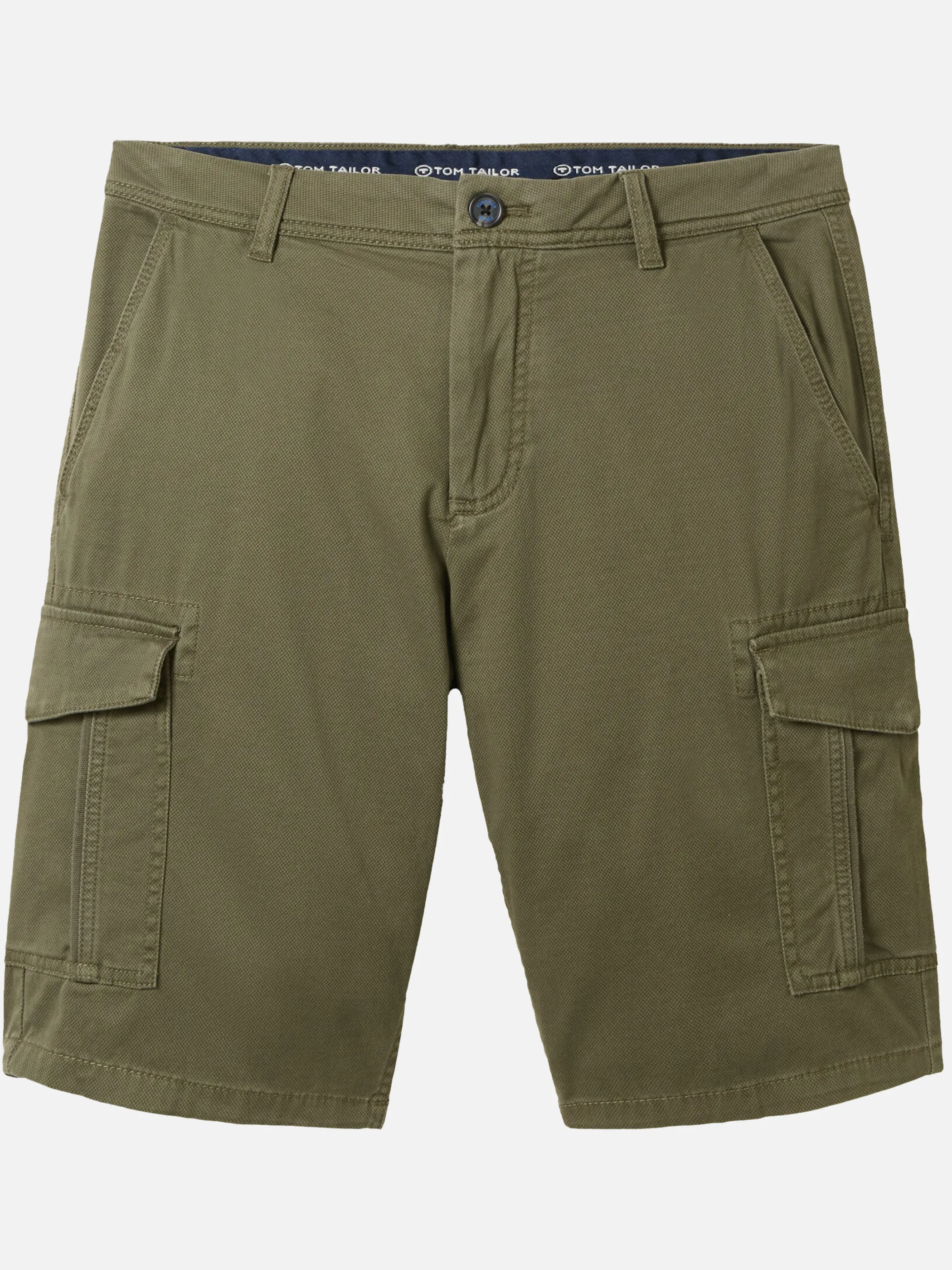 Tom Tailor 1040226 NOS regular printed cargo shorts Oliv 890941 34670 1