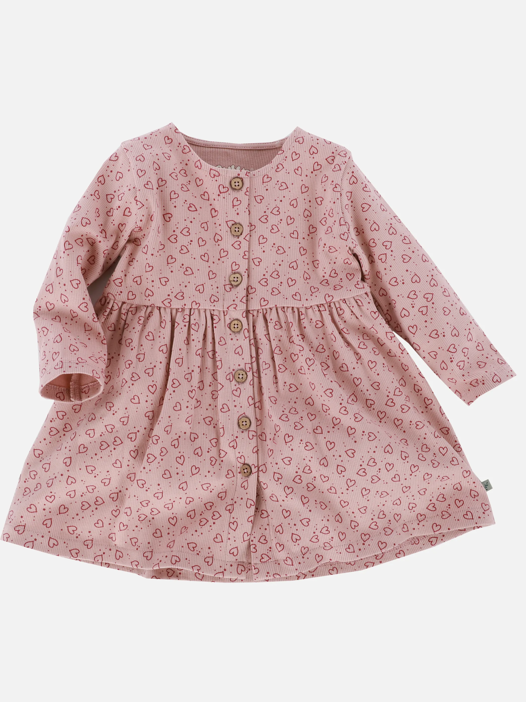 Bubble Gum Baby Mädchen A-linien Kleid mit Knöpfen in rosa Rosa 898714 ROSA 1