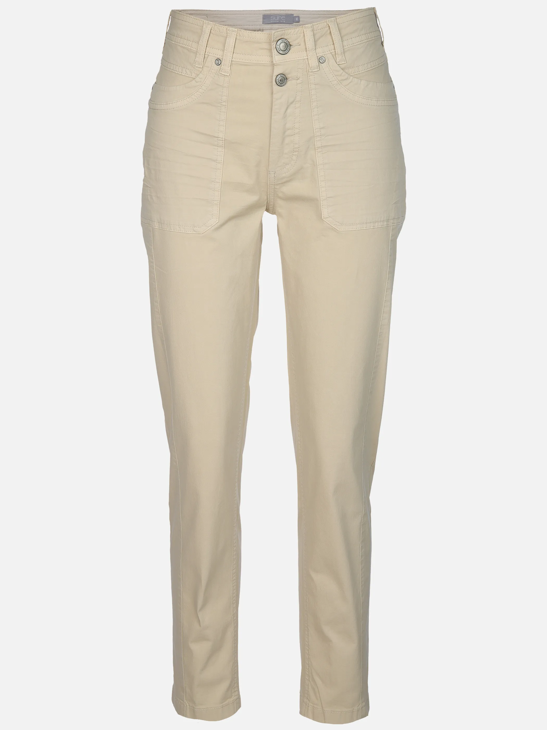 Sure Da-Hose sportiv m. 2 Knöpfen Beige 904262 SAND 1